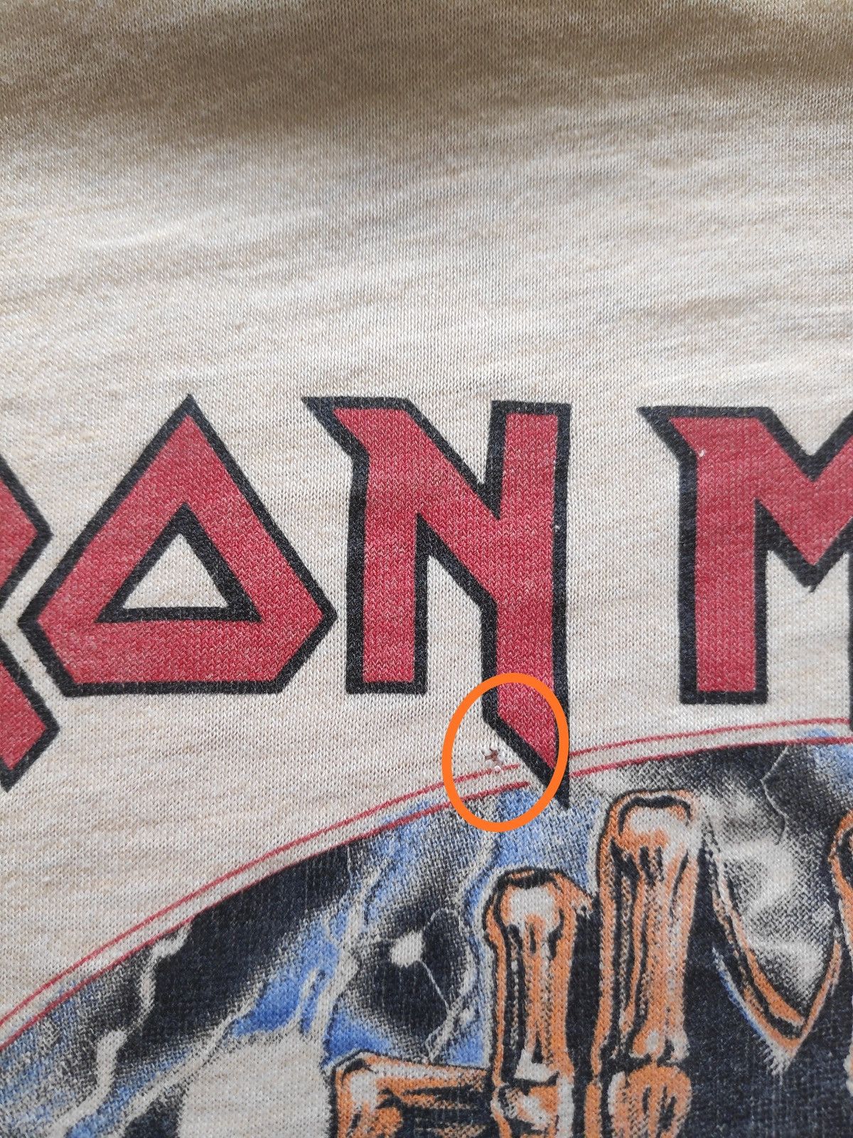 Iron Maiden Vintage IRON MAIDEN 82/83 Camo Sleeve Size US M / EU 48-50 / 2 - 9 Thumbnail