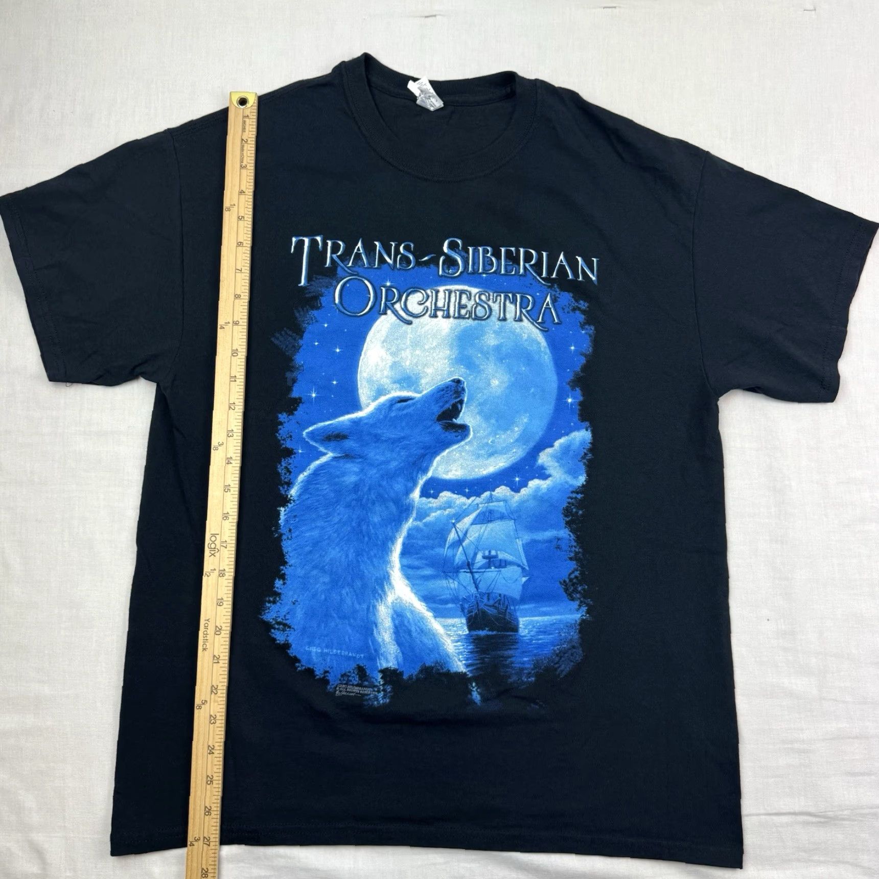 Gildan Trans Siberian Orchestra Tour T Shirt 2015 Adult Large Music Band Tee America Size US L / EU 52-54 / 3 - 6 Thumbnail