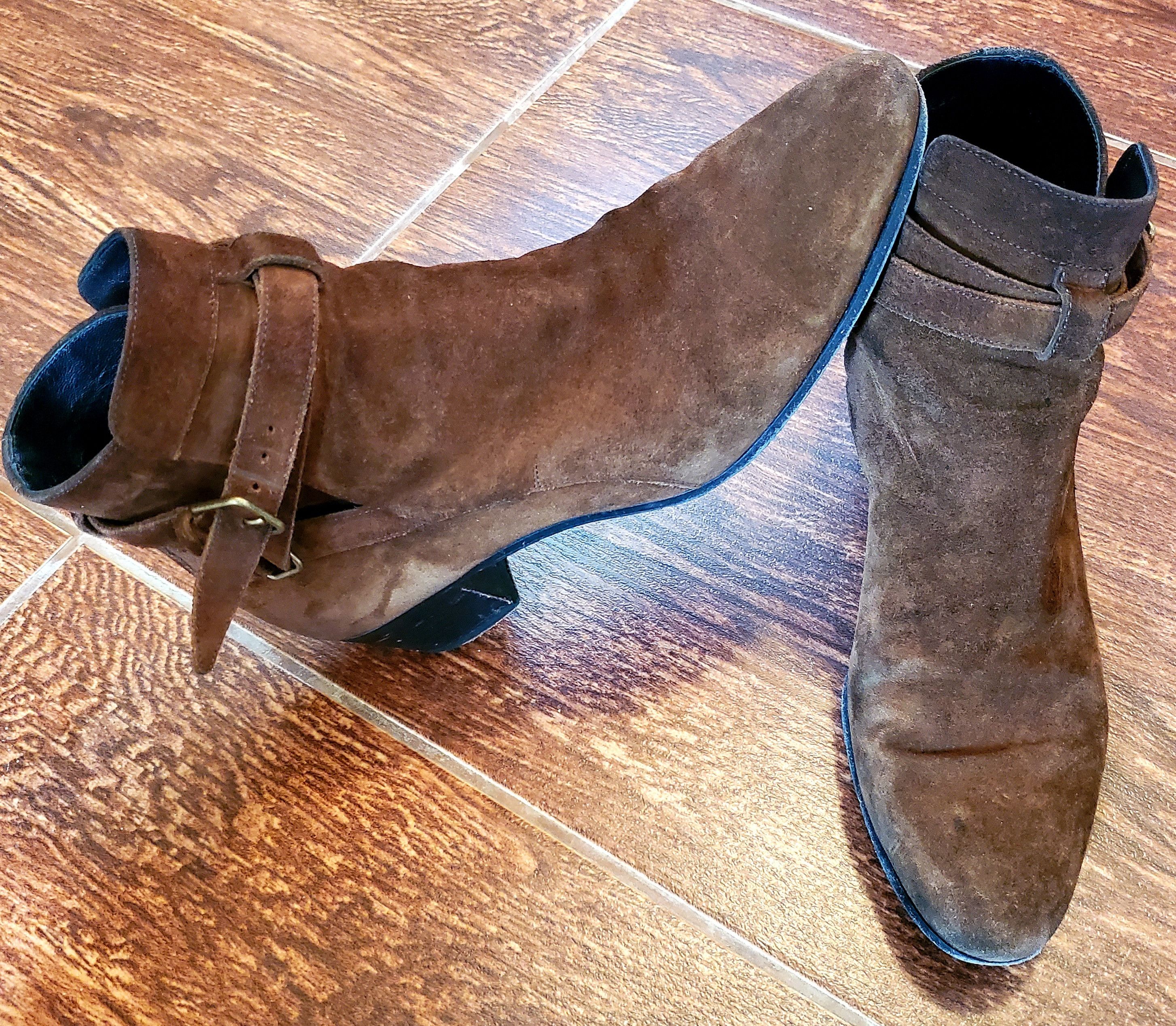 Saint Laurent Paris Saint Laurent Saint Laurent Jodhpur Boot/Bootie Suede 39 Size US 9 / IT 39 - 2 Thumbnail