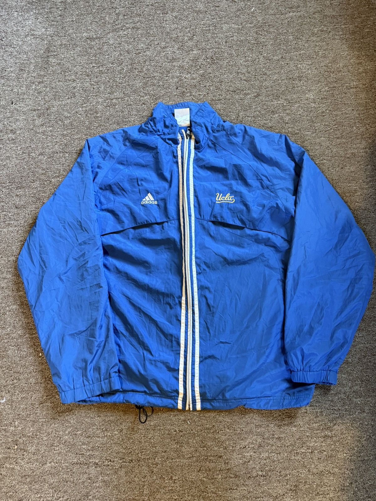 Adidas Vintage Adidas UCLA Windbreaker Jacket Size US L / EU 52-54 / 3 - 1 Thumbnail