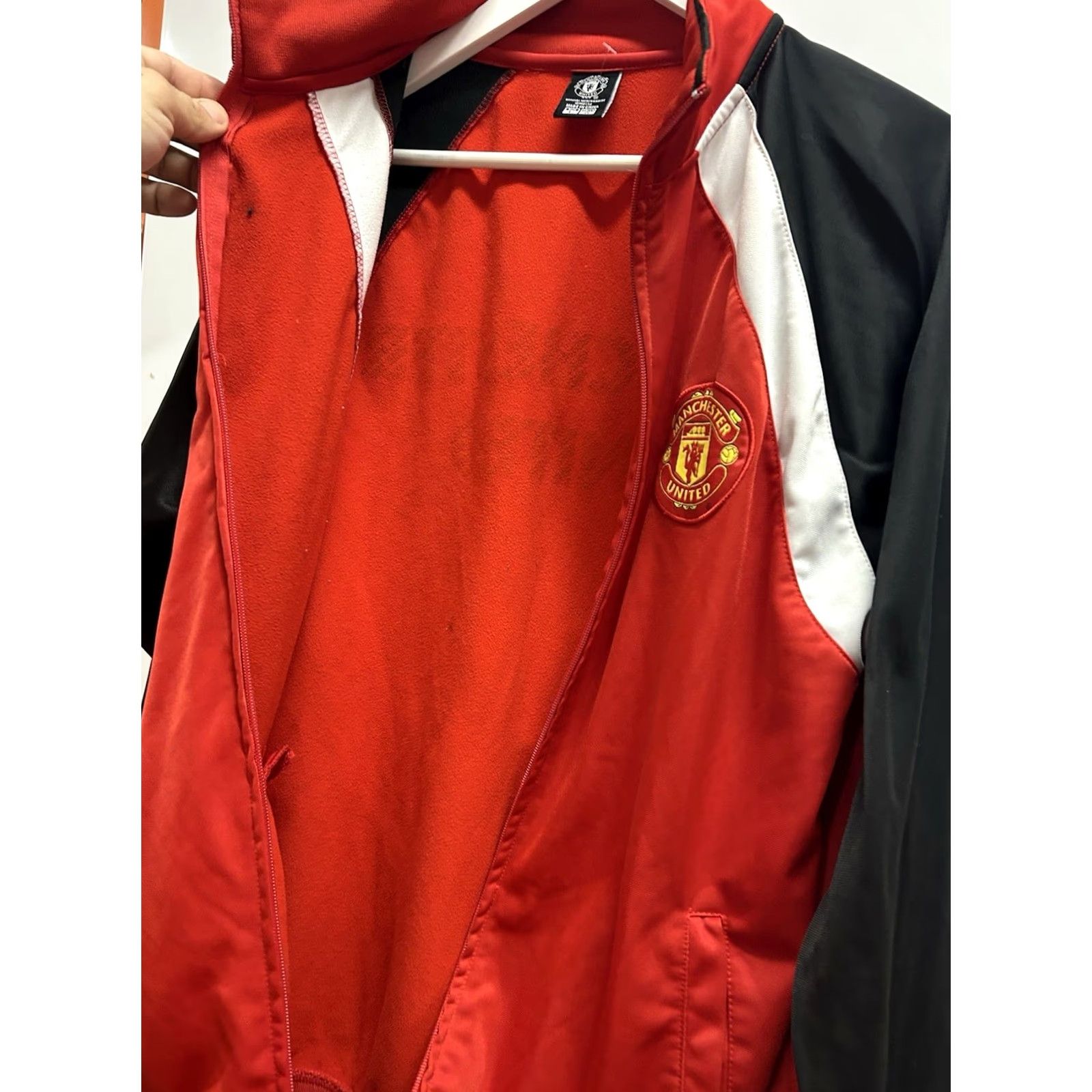 Vintage VINTAGE Rhinox Manchester United Premier League Red/Black ZipUp Jacket Men L Size US L / EU 52-54 / 3 - 6 Thumbnail