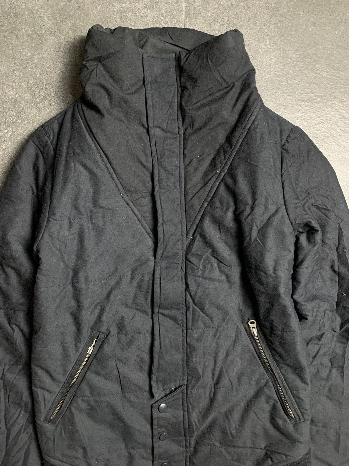2000s Yaponksii Warm Padded High Neck Jacket