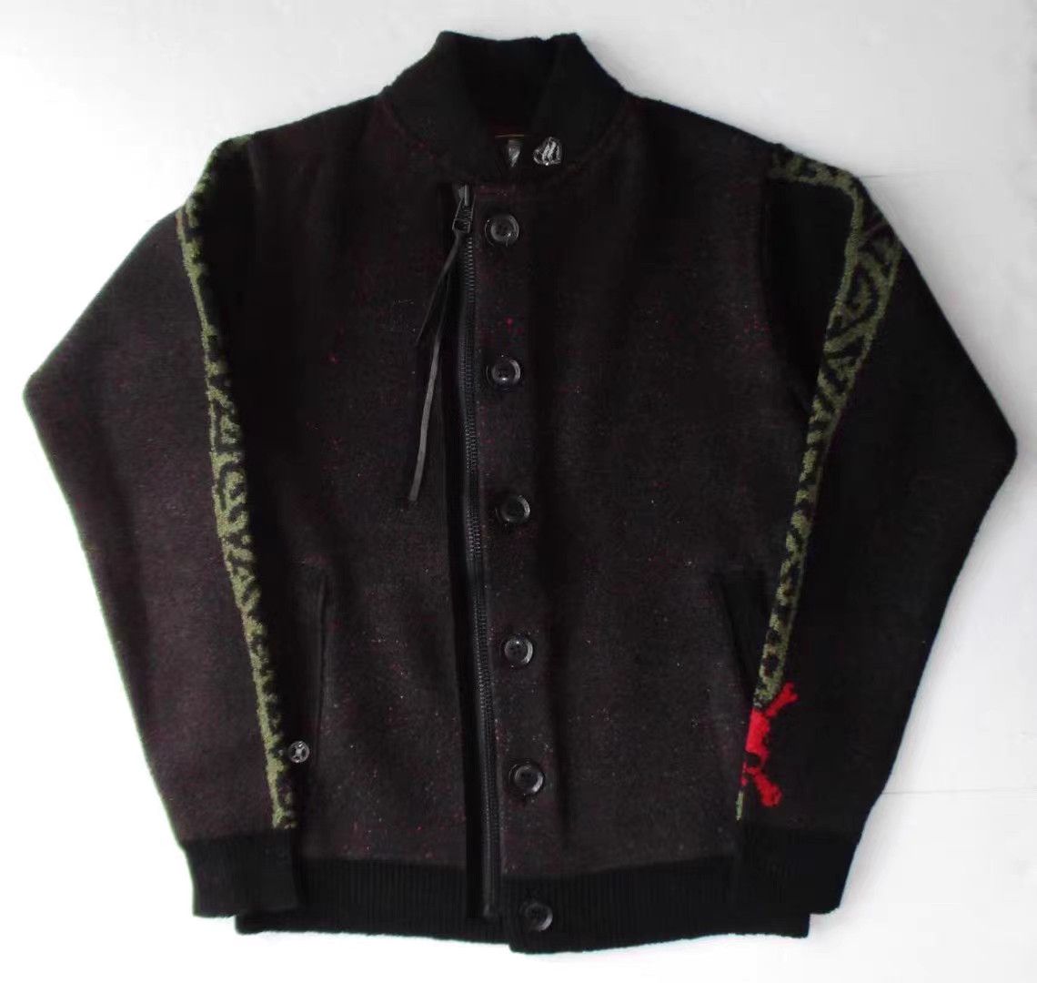 Roen roen Main Line Wool Baseball Jacket K11 Size US L / EU 52-54 / 3 - 1 Thumbnail