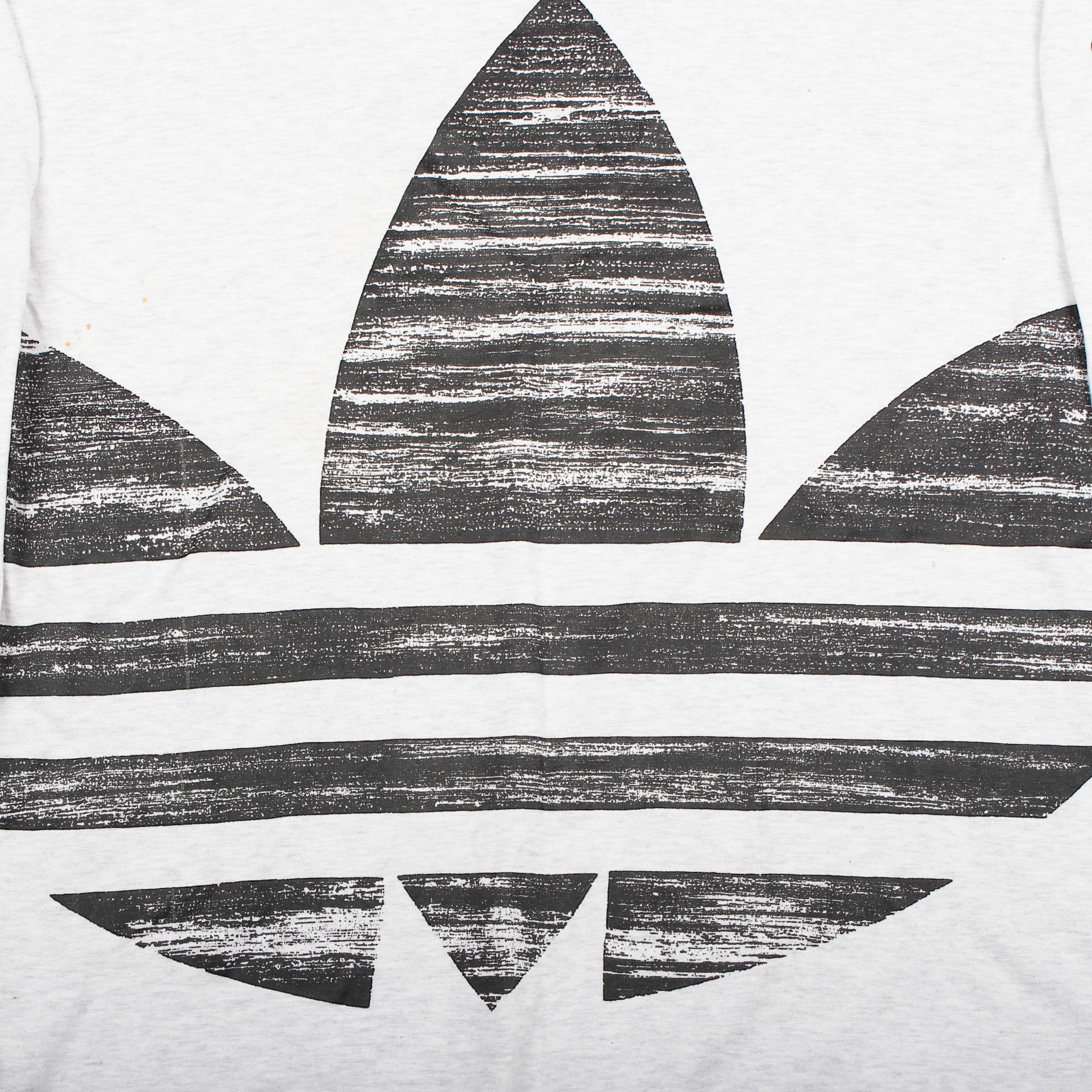 Adidas × Vintage Vintage 90s adidas T- Shirt Single Stitch Big Logo Size US L / EU 52-54 / 3 - 4 Thumbnail
