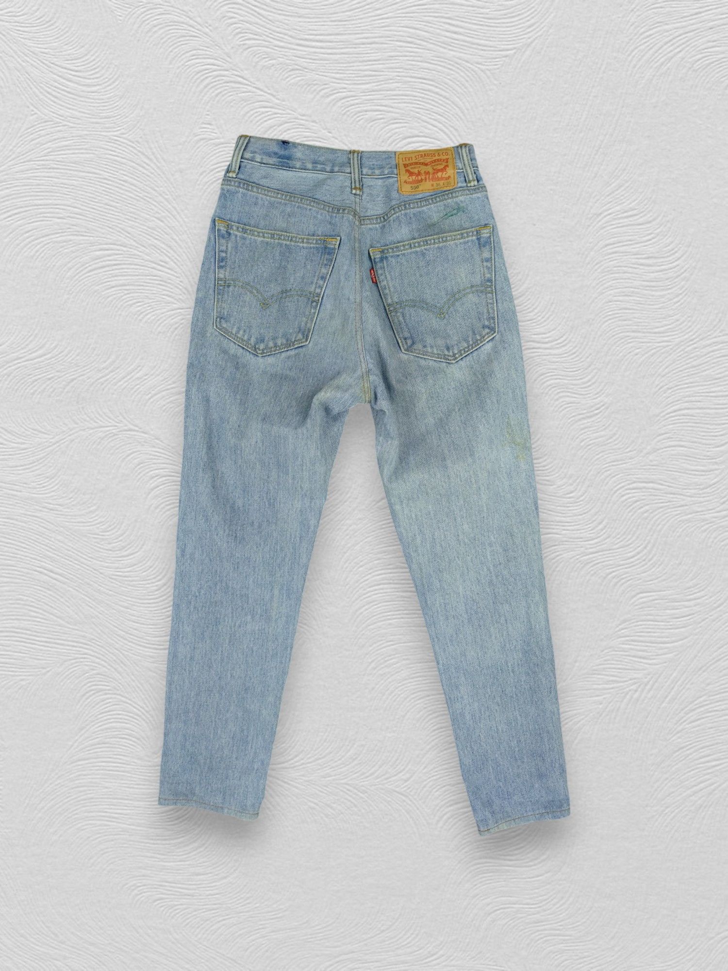 Levi's Ripped Vintage Levi's 550 Jeans 26x26.5 Denim -JN955 Size US 26 / EU 42 - 2 Thumbnail