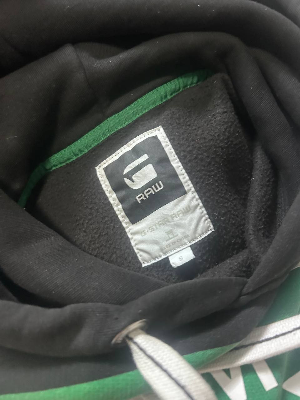 G-Star G-STAR Raw Hoodie Black/Green - Size Small Size US S / EU 44-46 / 1 - 7 Thumbnail