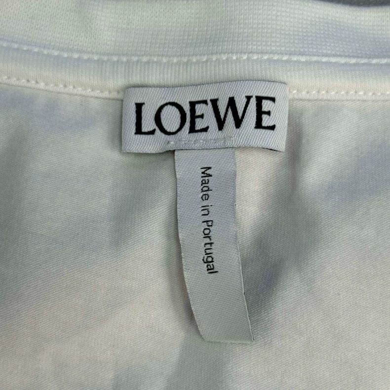 Loewe LOEWE White toast logo short sleeves Size L / US 10 / IT 46 - 5 Thumbnail