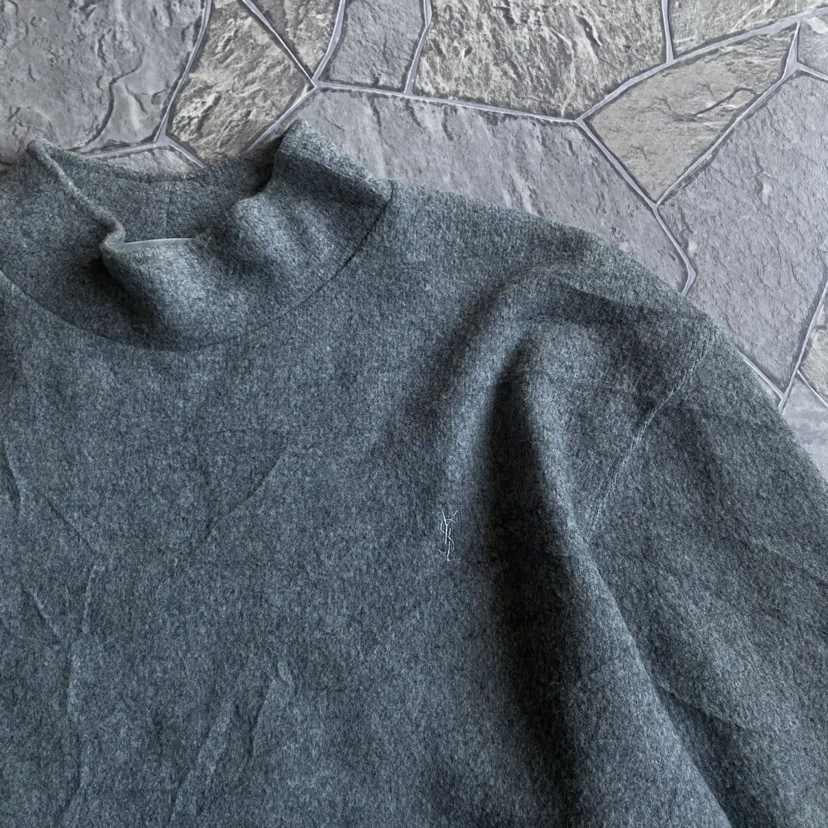 Yves Saint Laurent Vintage YSL Yves Saint Laurent Crewneck Grey Sweatshirt Wool Size US S / EU 44-46 / 1 - 6 Thumbnail