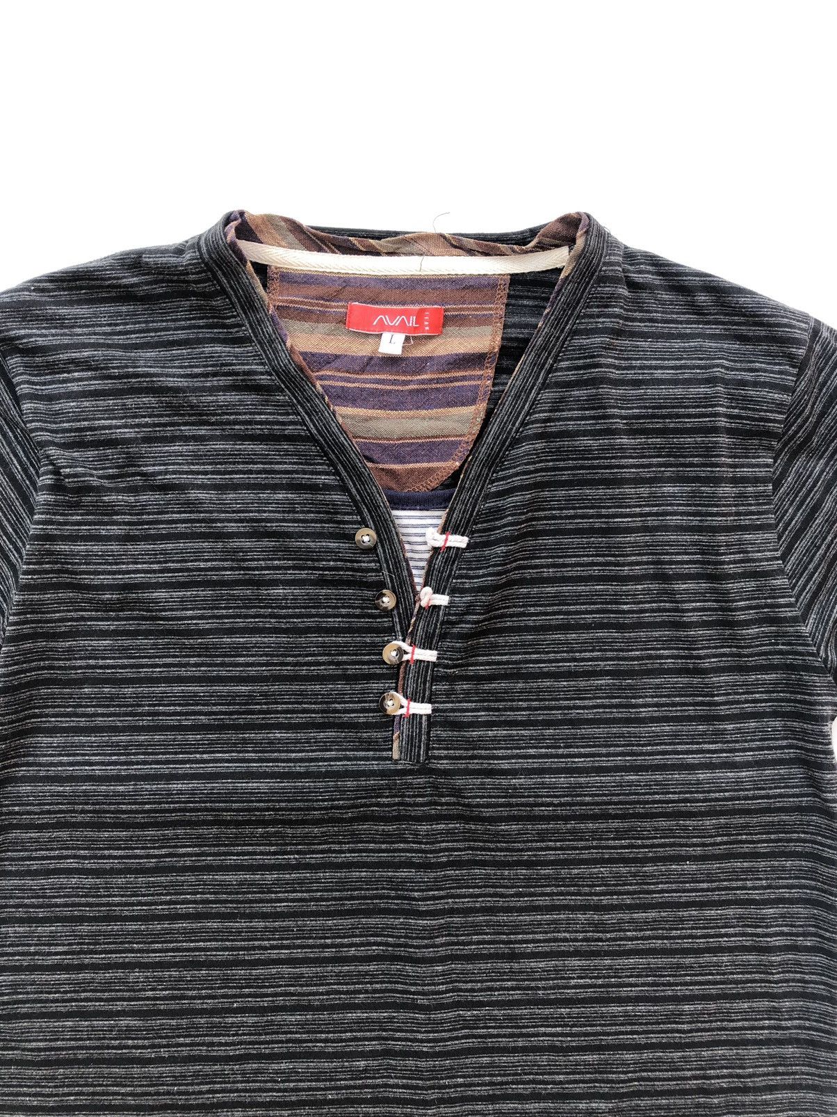 Hysteric Glamour Japanese Gothic Double Layer Tshirt Tee LGB Style Size US L / EU 52-54 / 3 - 3 Thumbnail