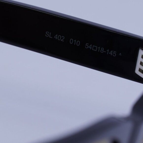 Saint Laurent Paris Saint Laurent SL402 010 Sunglasses Black Square Frame Size ONE SIZE - 9 Thumbnail
