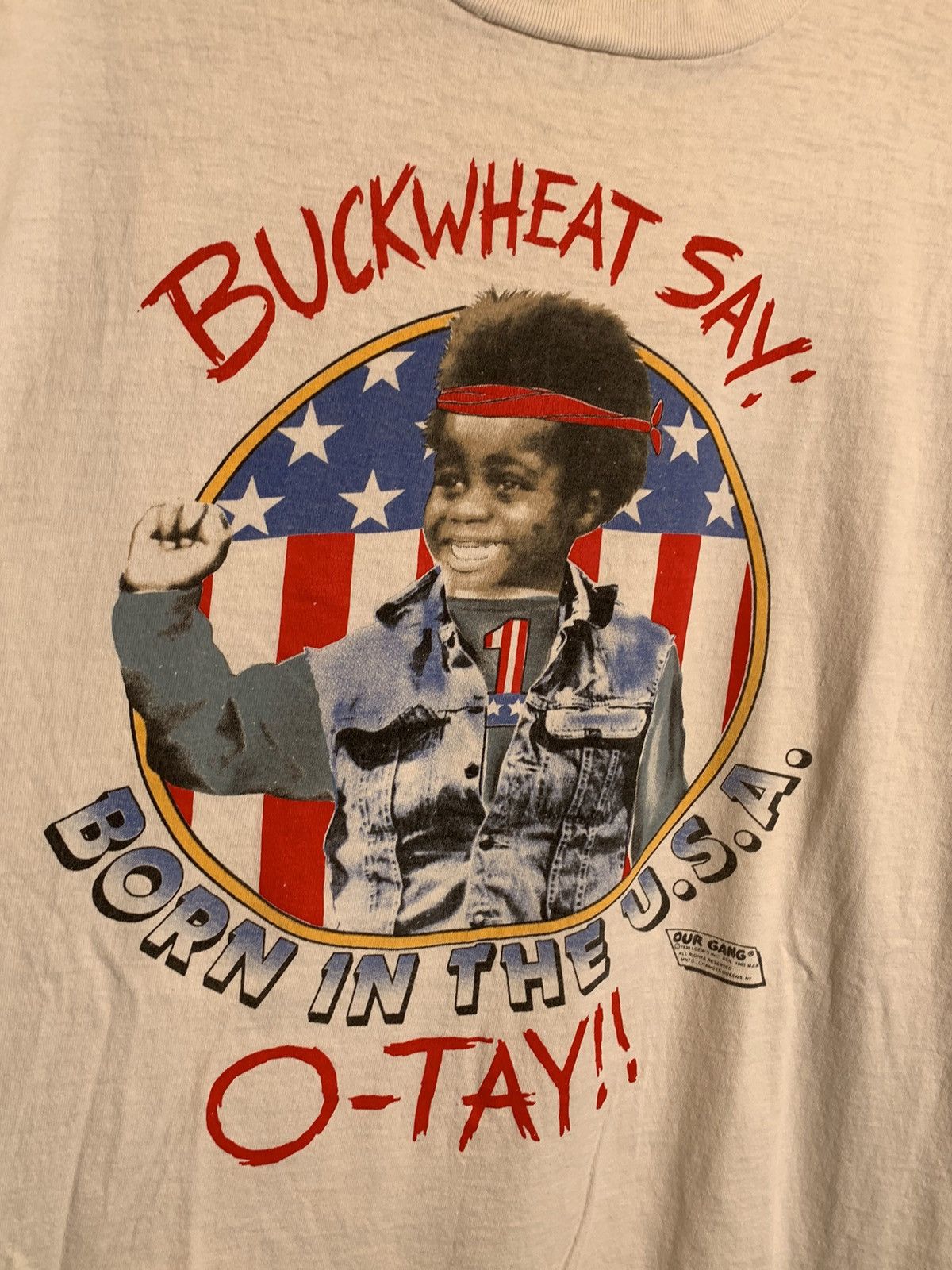 Band Tees RARE* Vintage 1988 Bruce Springsteen Buckwheat Parody Shirt Size US XL / EU 56 / 4 - 2 Thumbnail
