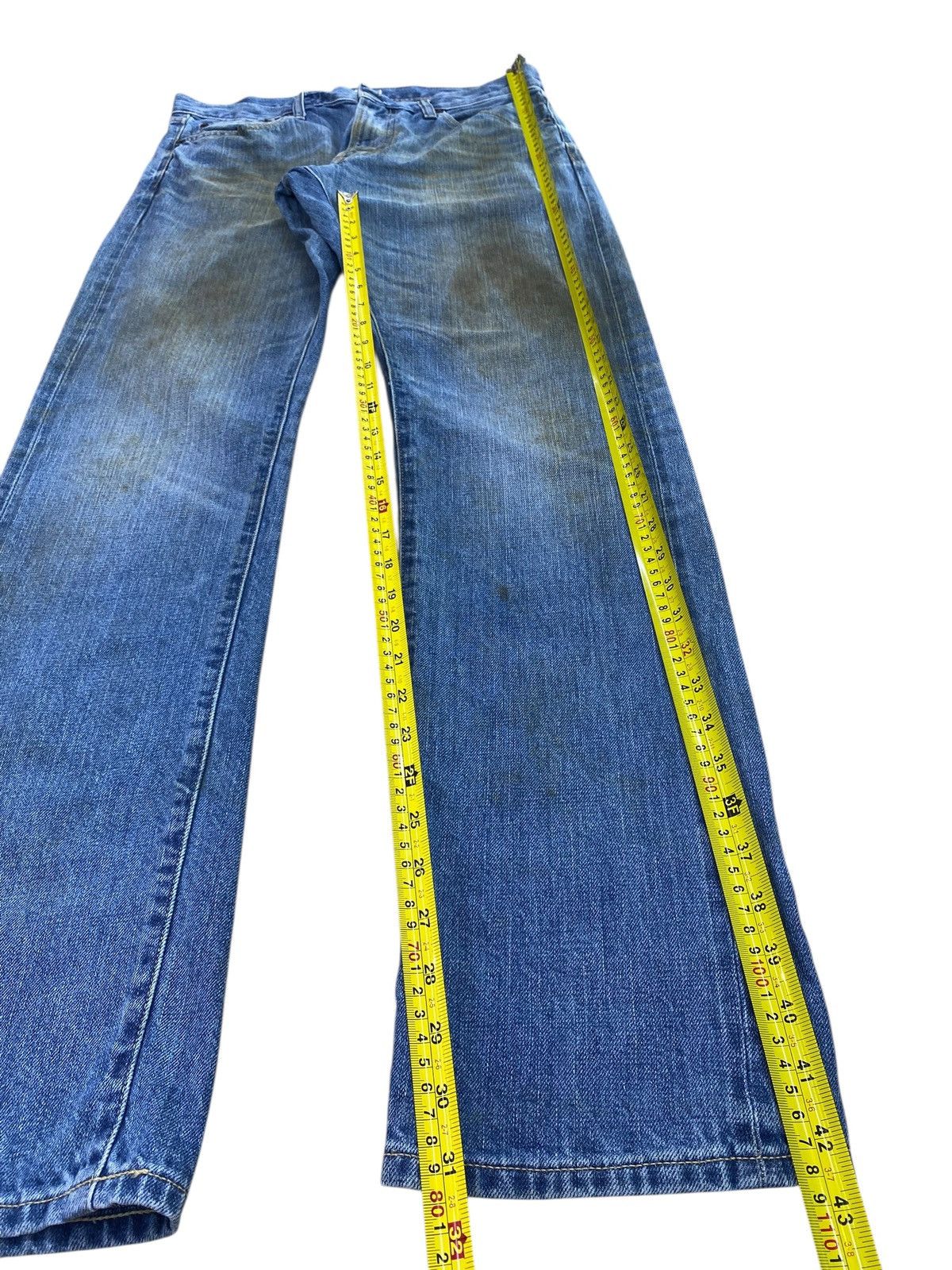 Uniqlo Uniqlo X Selvedge Rusty Wash Style Loose Jeans Size US 32 / EU 48 - 8 Thumbnail