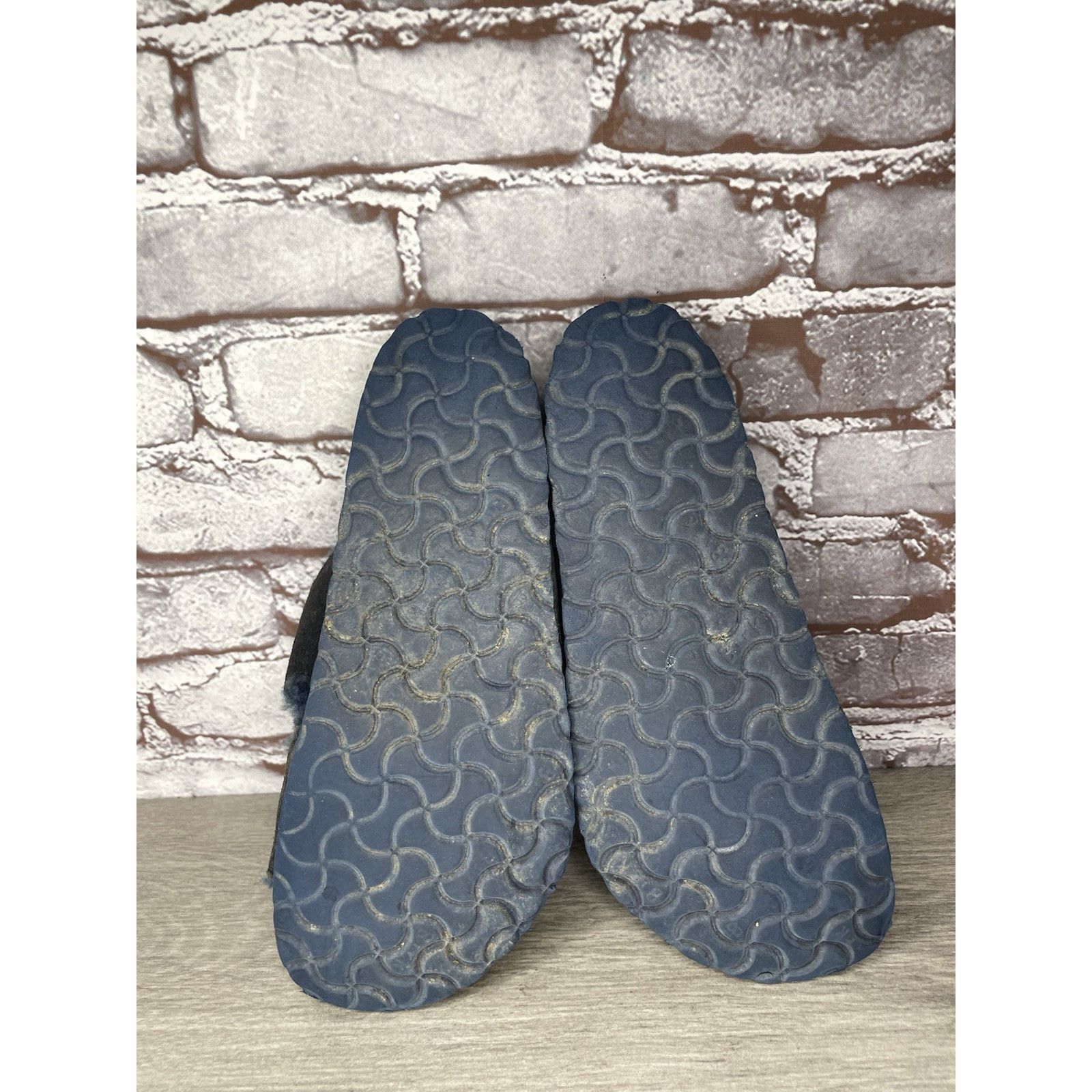 Birkenstock Birkenstock Arizona Fur Midnight Navy Strap Slides Sandals W Size US 10 / IT 40 - 22 Thumbnail