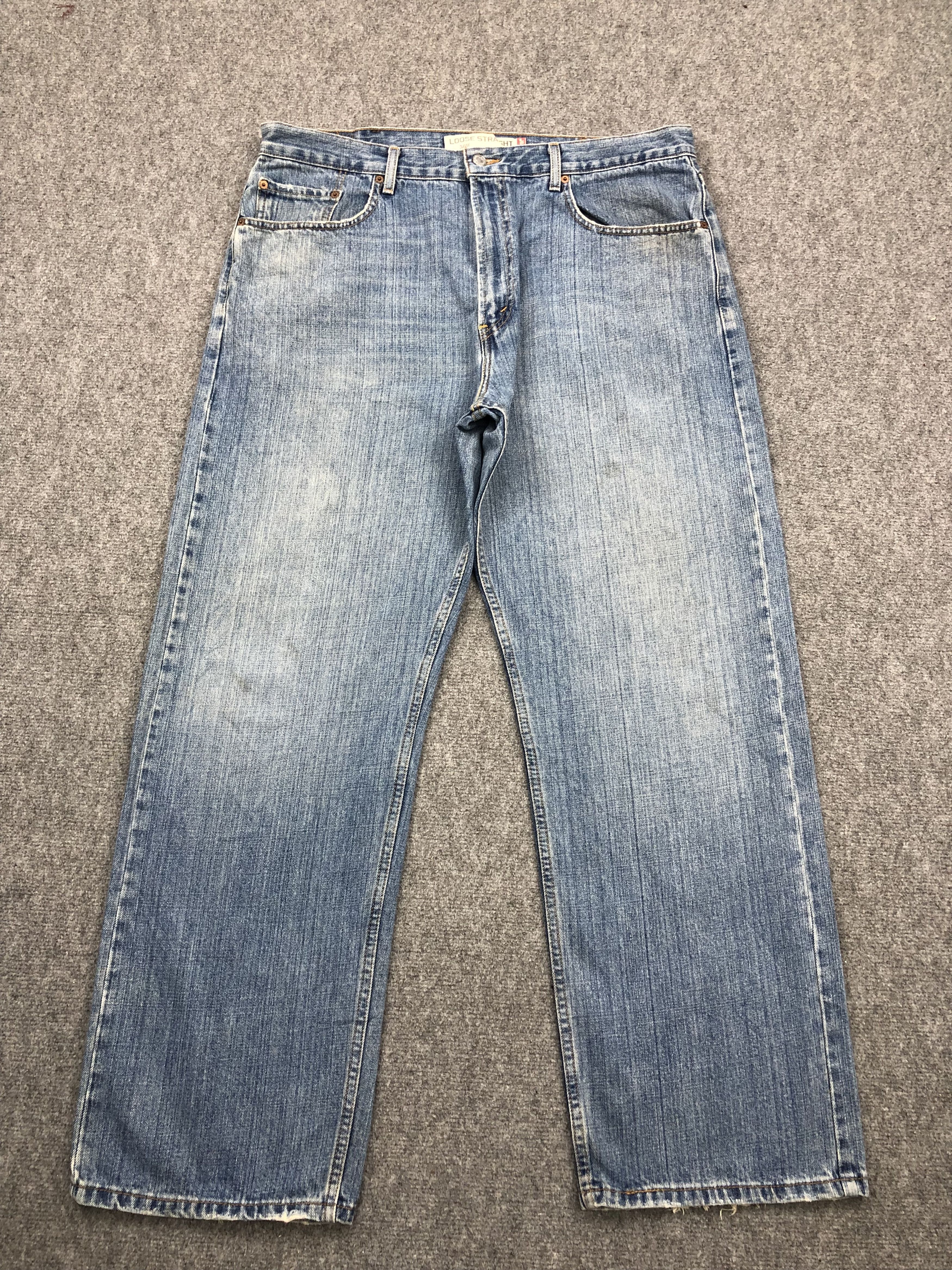 Vintage Levis 569 Faded Blue Jeans DP1610
