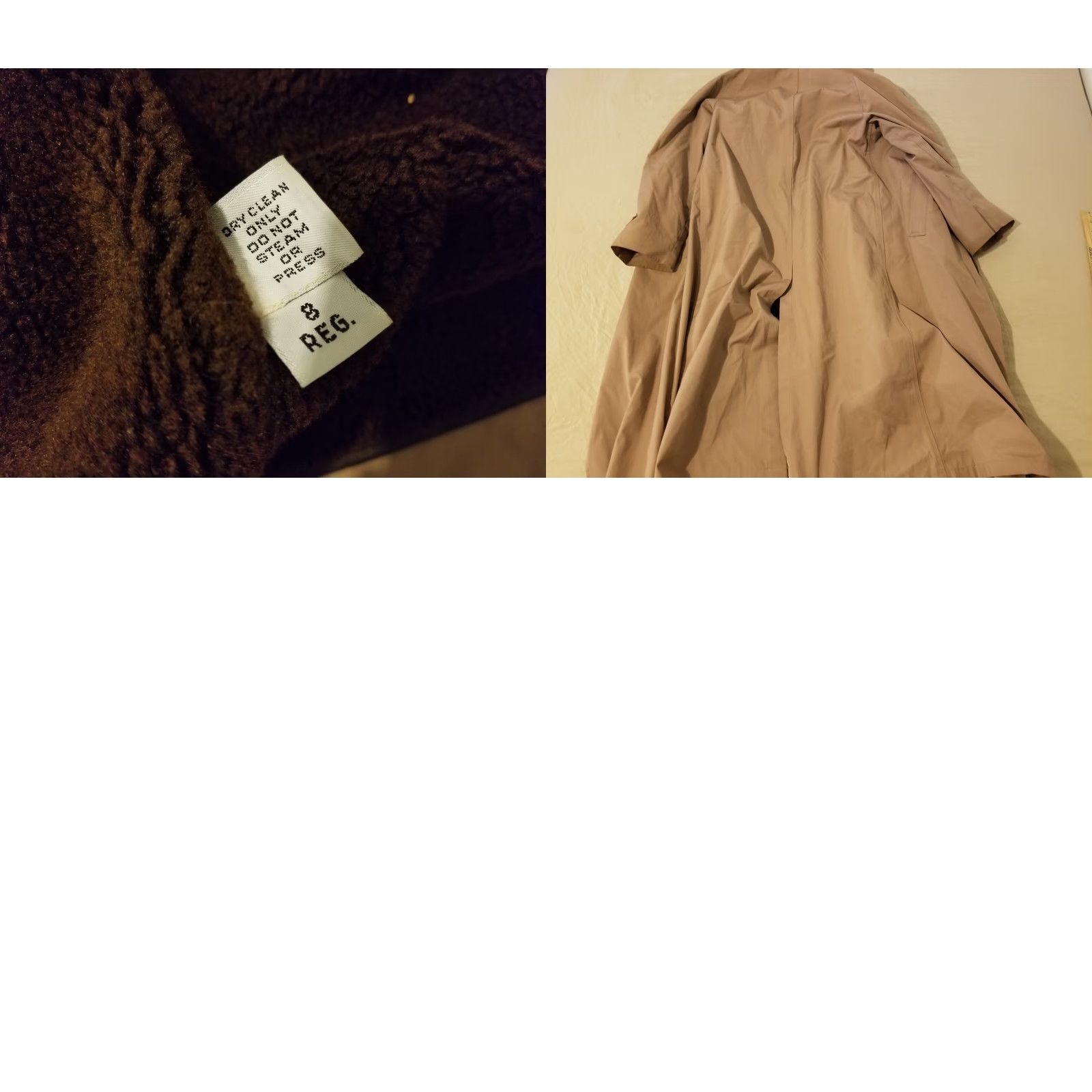 London Fog Womens London Fog Trench Coat Beige 8 Khaki Coat Womens London Fog Trench Coat 8 Beige Size M / US 6-8 / IT 42-44 - 9 Thumbnail