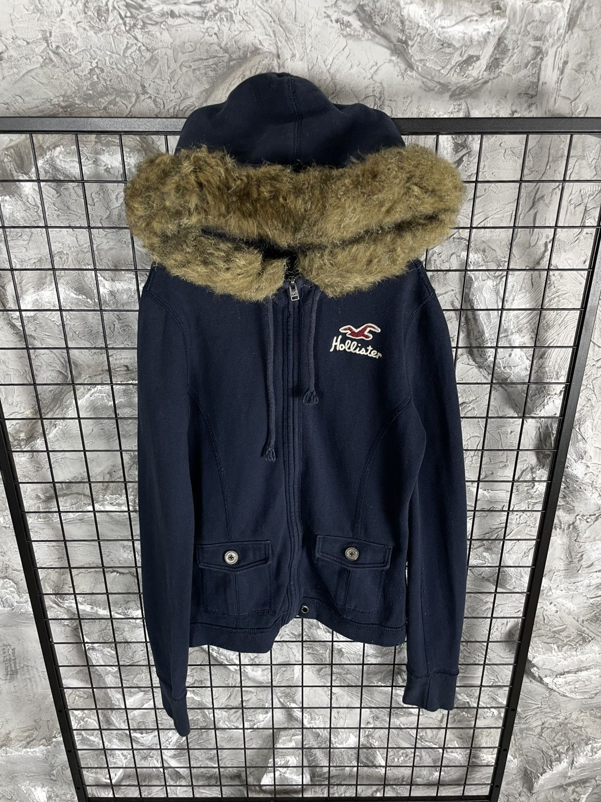 If Six Was Nine Hollister Y2K Fur Hoodie Japanese LGB Hysteric Glamour Style Size US S / EU 44-46 / 1 - 8 Thumbnail