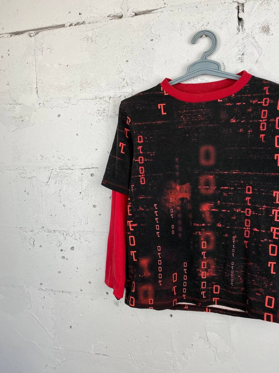 Vintage Crazy Vintage Avant Garde Y2K Matrix Long Sleeve T-shirt Size US M / EU 48-50 / 2 - 1 Thumbnail
