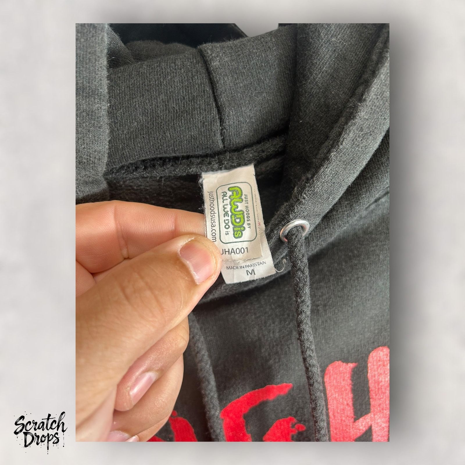 Other Just Hoods Men's Hoodie Size Med Black Pullover Fright Fest Size US M / EU 48-50 / 2 - 2 Thumbnail