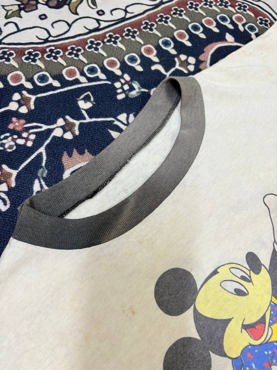 Mickey Mouse Vintage Ringer Mickey Mouse by Sherry Mfg Size US L / EU 52-54 / 3 - 10 Thumbnail