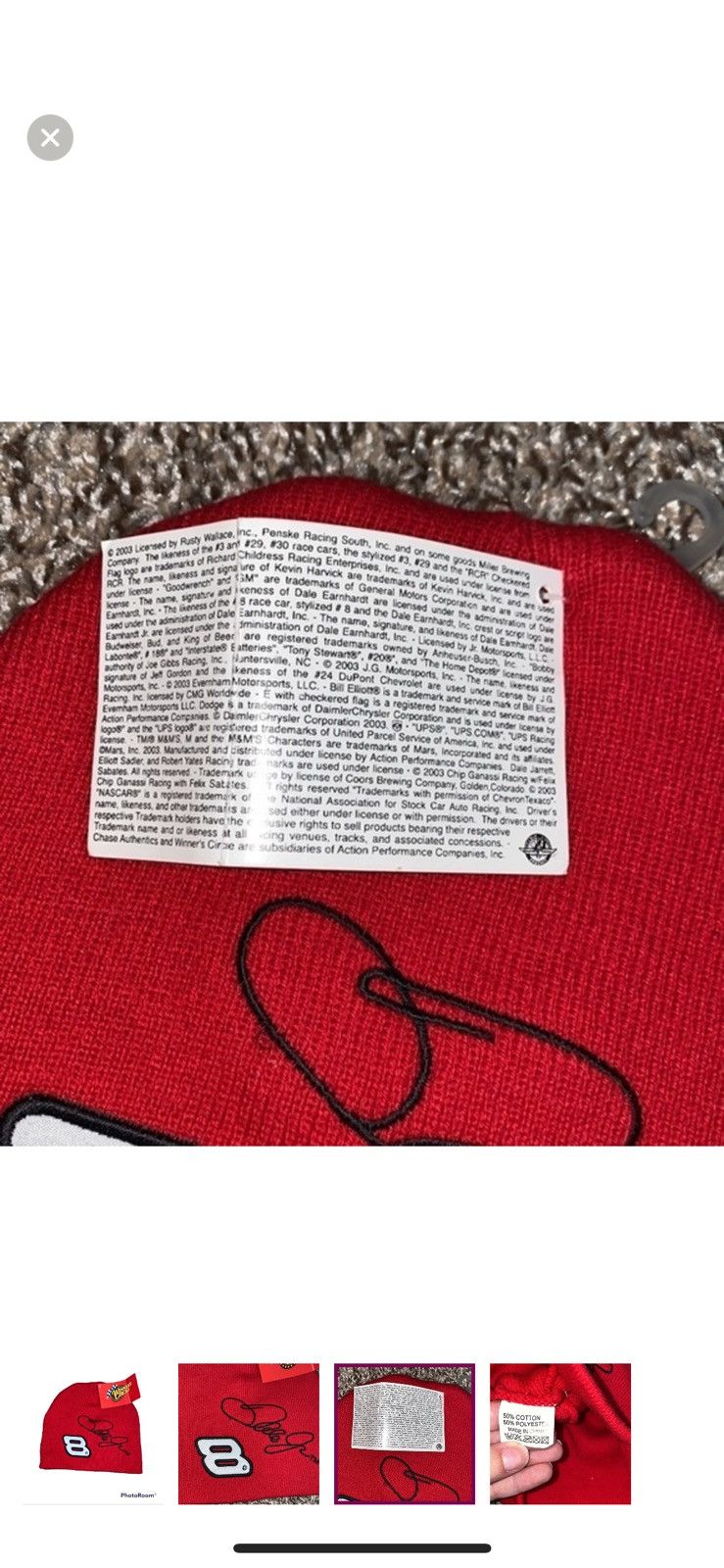 Winners Circle Winners circle dale earnhardt jr beanie Size ONE SIZE - 3 Thumbnail