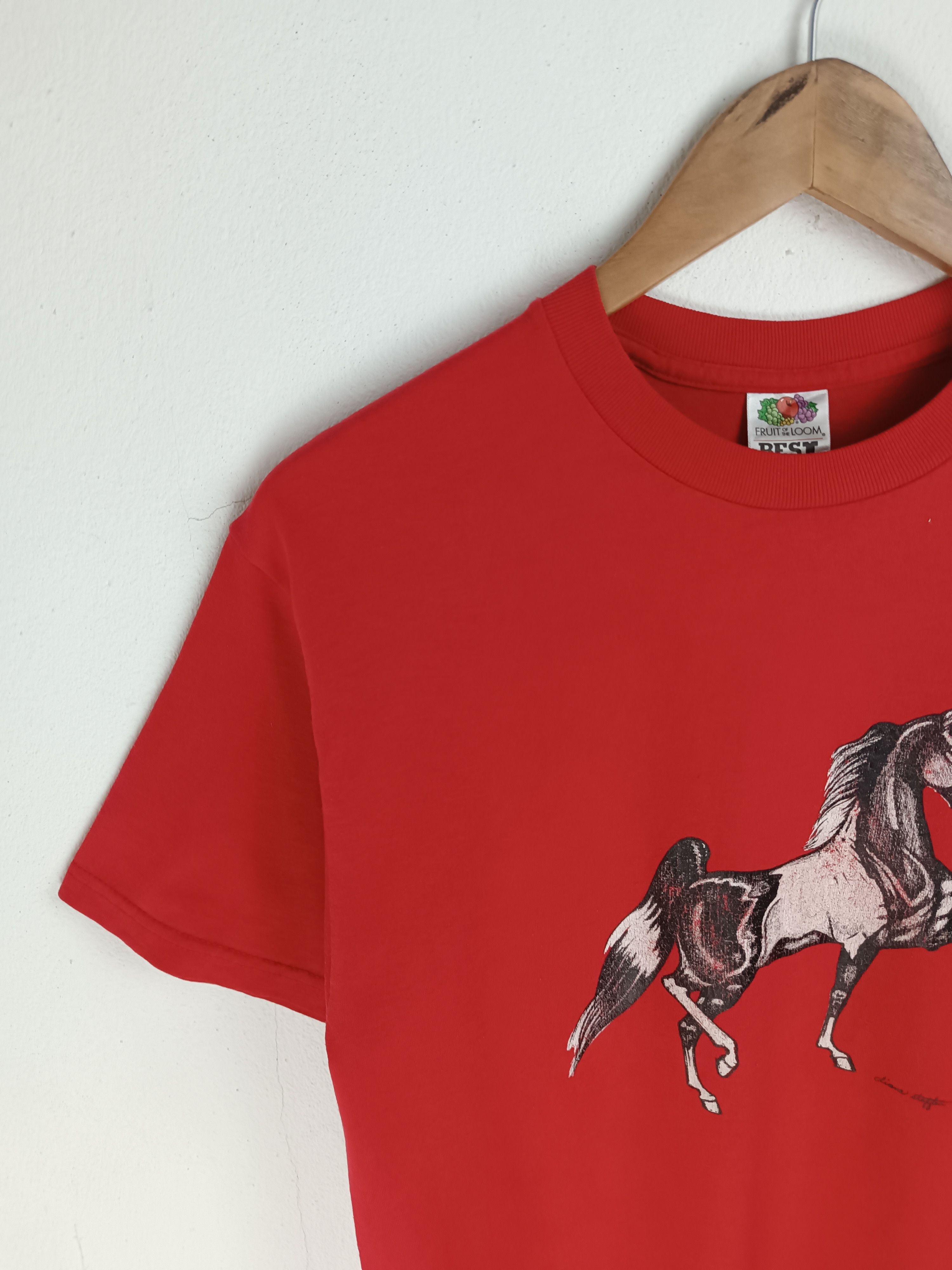Ferrari VINTAGE 90'S LIONE STEFFEN HORSE FERRARI STALLION RACING Size US M / EU 48-50 / 2 - 12 Thumbnail