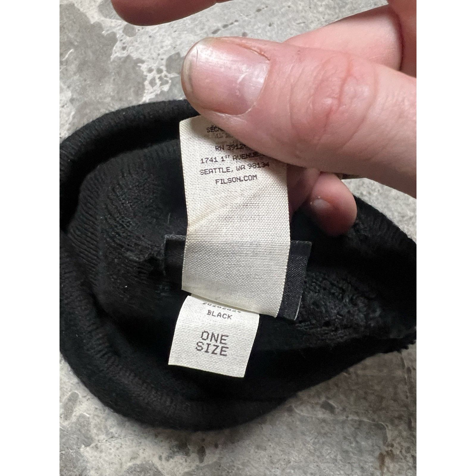 Filson Vintage Filson Spellout Acrylic Beanie Cap Hat Black Size ONE SIZE - 5 Thumbnail