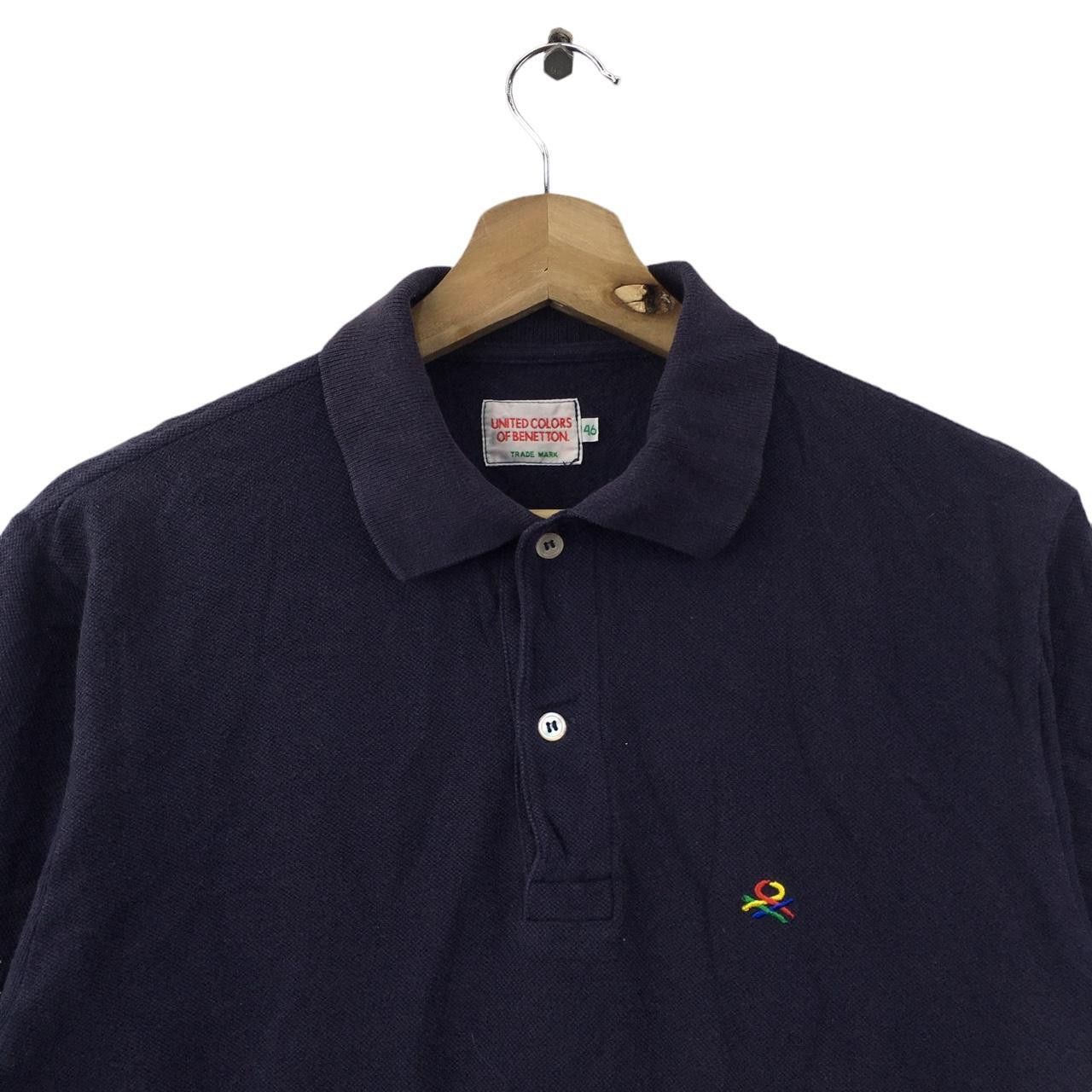 United Colors Of Benetton Vtg UNITED COLORS BENETTON Italy Polo Tee Shirt Racing Size US S / EU 44-46 / 1 - 2 Thumbnail