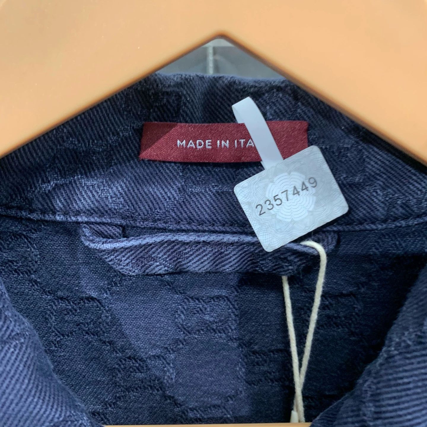 Gucci Gucci 25 Embossed GG Gradient Denim Jacket 44 NWT Size US S / EU 44-46 / 1 - 3 Thumbnail