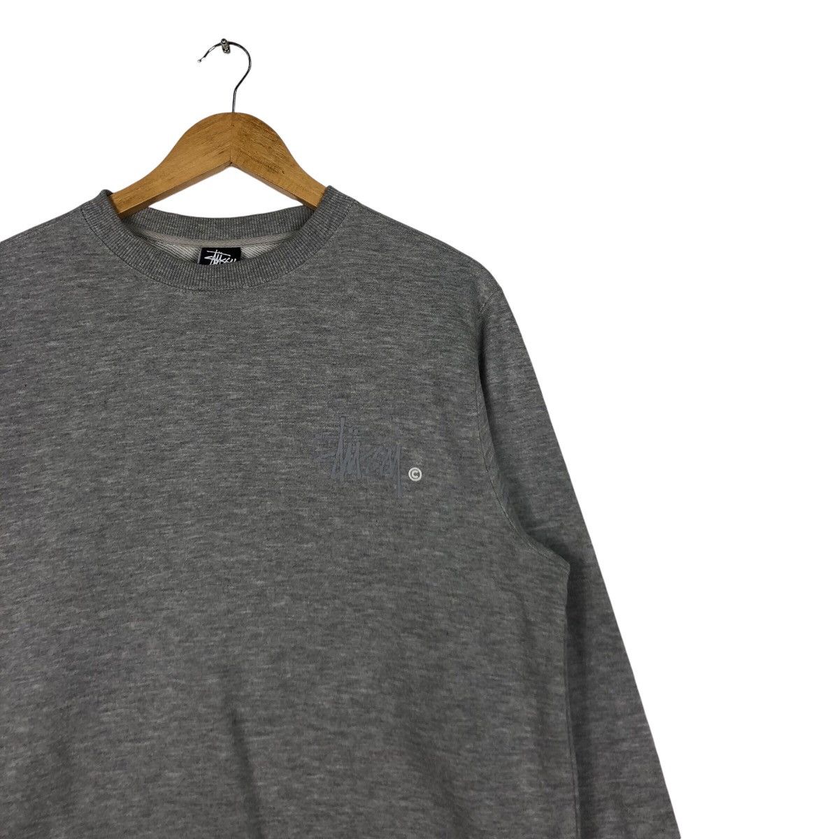Japanese Brand × Stussy Vintage Stussy Japanese Brand Rare Design Grey Sweatshirt Size US S / EU 44-46 / 1 - 5 Thumbnail