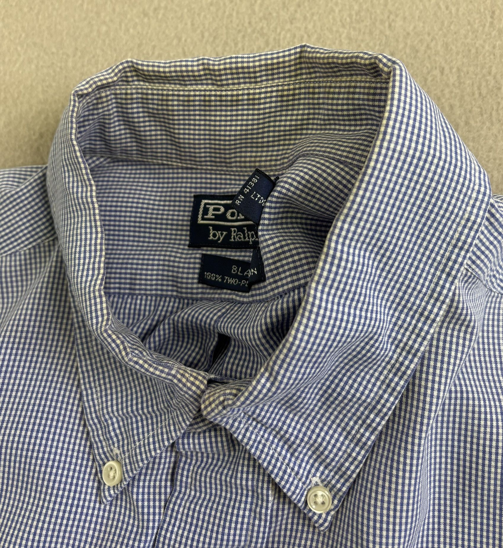 Polo Ralph Lauren Polo Ralph Lauren Blue White Checks shirt large Size US L / EU 52-54 / 3 - 13 Thumbnail