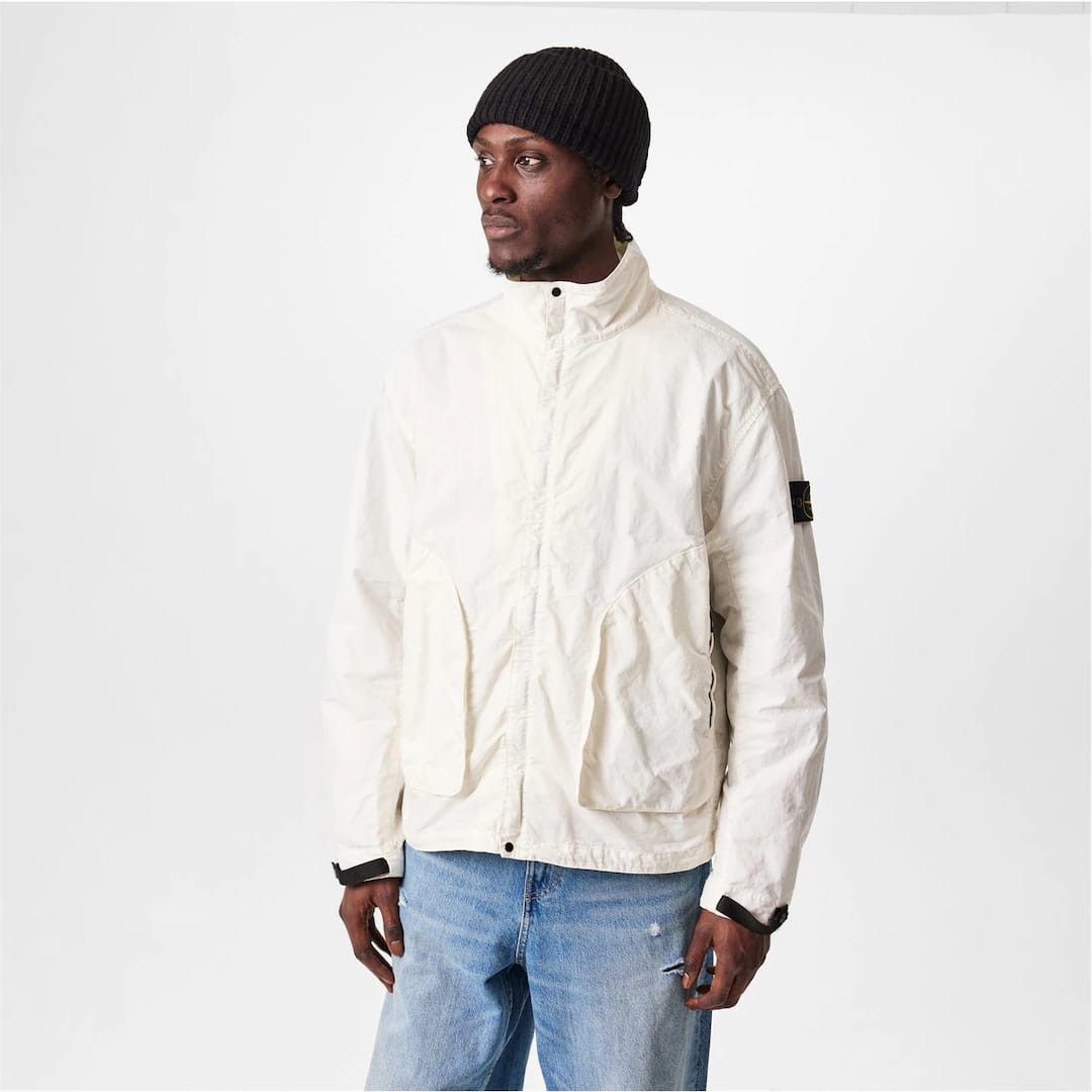 Stone Island o1g2r1mq0526 Compass Field Jacket in Ivory Size US L / EU 52-54 / 3 - 2 Thumbnail