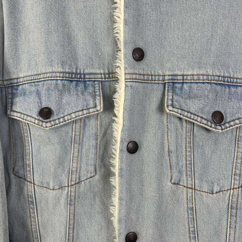 Balenciaga Balenciaga lamb fleece back logo denim jacket-2506 Size US S / EU 44-46 / 1 - 4 Thumbnail