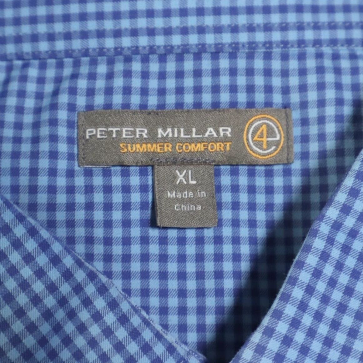 Peter Millar Peter Millar Summer Comfort Valhalla Check Button Up Shirt Blue Men's XL Size US XL / EU 56 / 4 - 5 Thumbnail