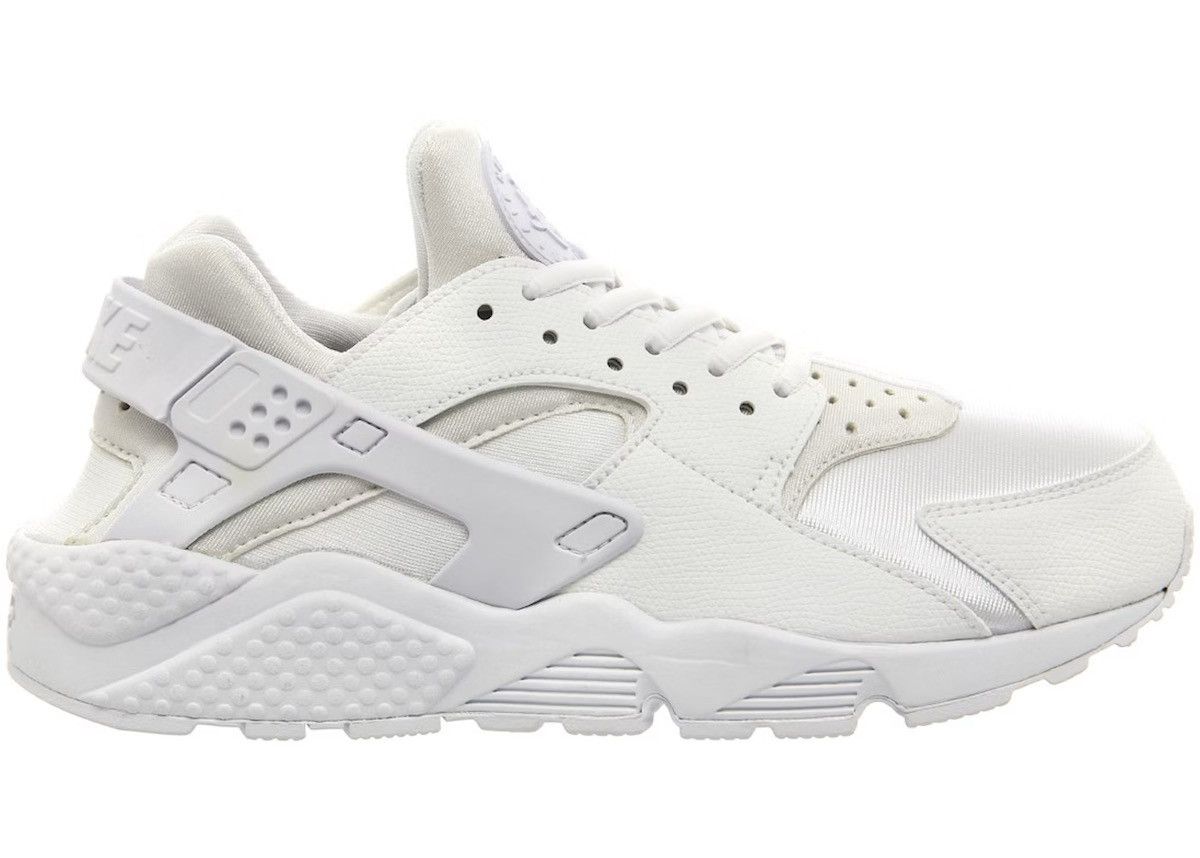 Nike Nike Air Huarache Triple White Size 10.5 Used Size US 11 / EU 44 - 6 Thumbnail