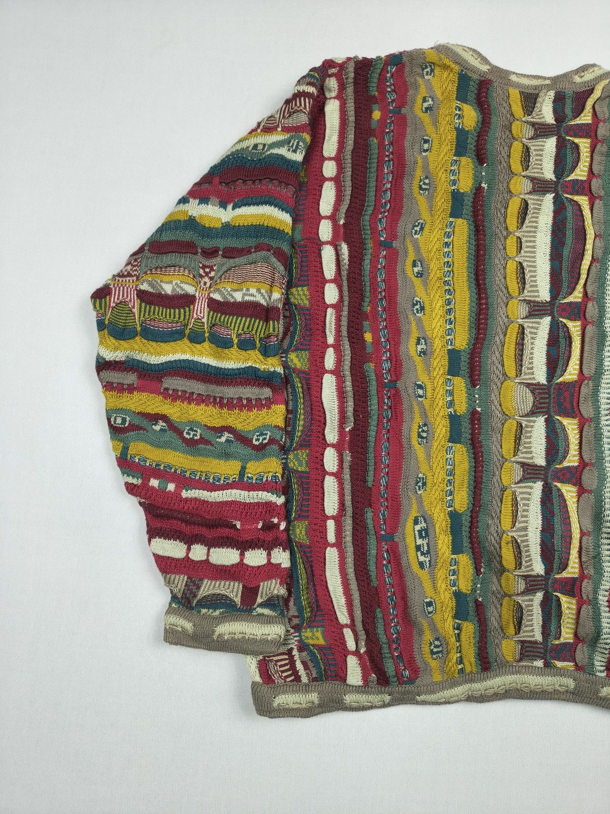 Coogi Coogi Youth Earthtone Knit Sweater (055) Size US S / EU 44-46 / 1 - 4 Thumbnail
