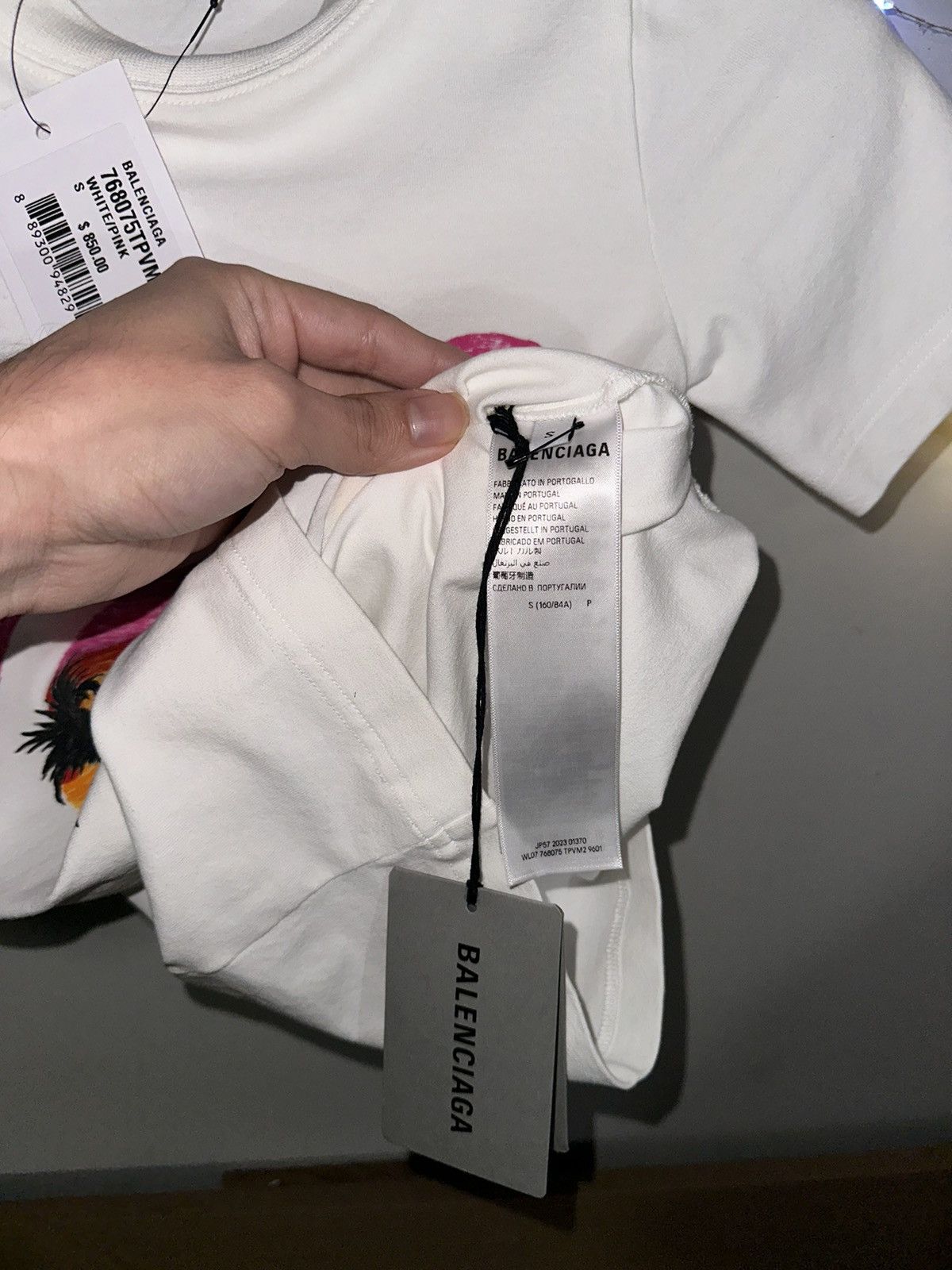Balenciaga Balenciaga tropical Paris t shirt size small Size S / US 4 / IT 40 - 4 Thumbnail
