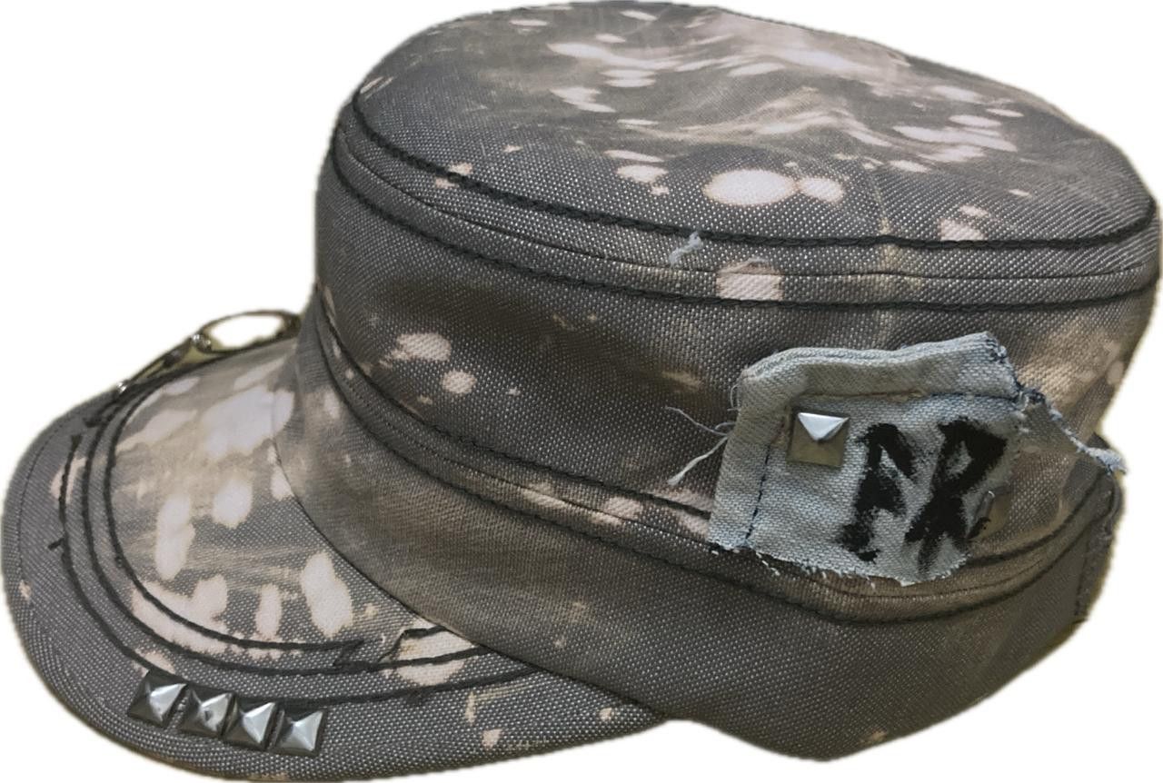 Other Distressed Safety Pin Cadet Cap - Reworked Custom 1of1 Size ONE SIZE - 3 Thumbnail