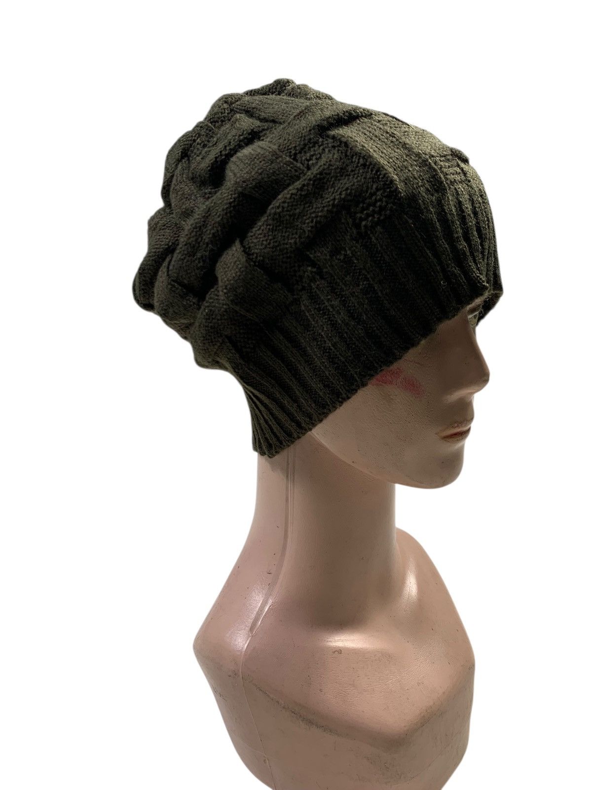 Japanese Brand × Kapital × Vintage Punk Bondage Style cable Beanie Hats RARE Size ONE SIZE - 2 Thumbnail
