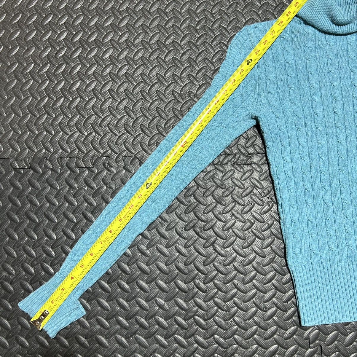 Gap Vintage Gap Turtleneck Sweater Cable Knit Crochet Y2K Small Size S / US 4 / IT 40 - 7 Thumbnail