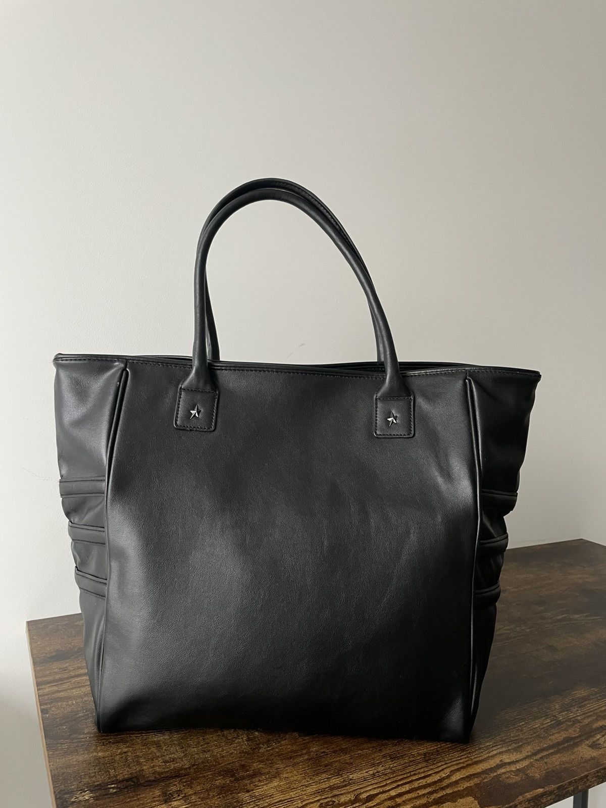 Thierry Mugler Thierry Mugler Leather Black Tote Bag Size ONE SIZE - 5 Thumbnail