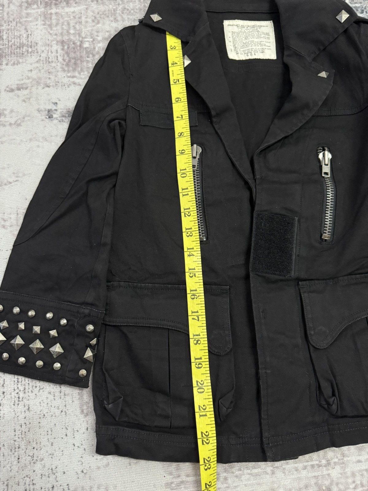 Japanese Brand G.O.A Genuine Vintage Studded Army Parka Jacket Size US XS / EU 42 / 0 - 10 Thumbnail