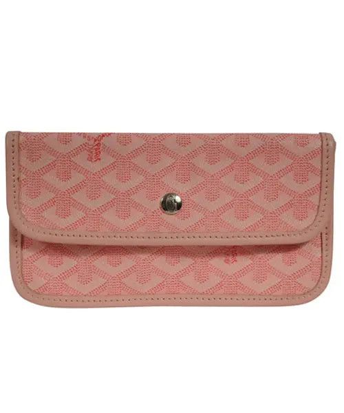 Goyard Pink Wallet Pouch Phone Case Travel Holder Sac File C Size ONE SIZE - 1 Thumbnail
