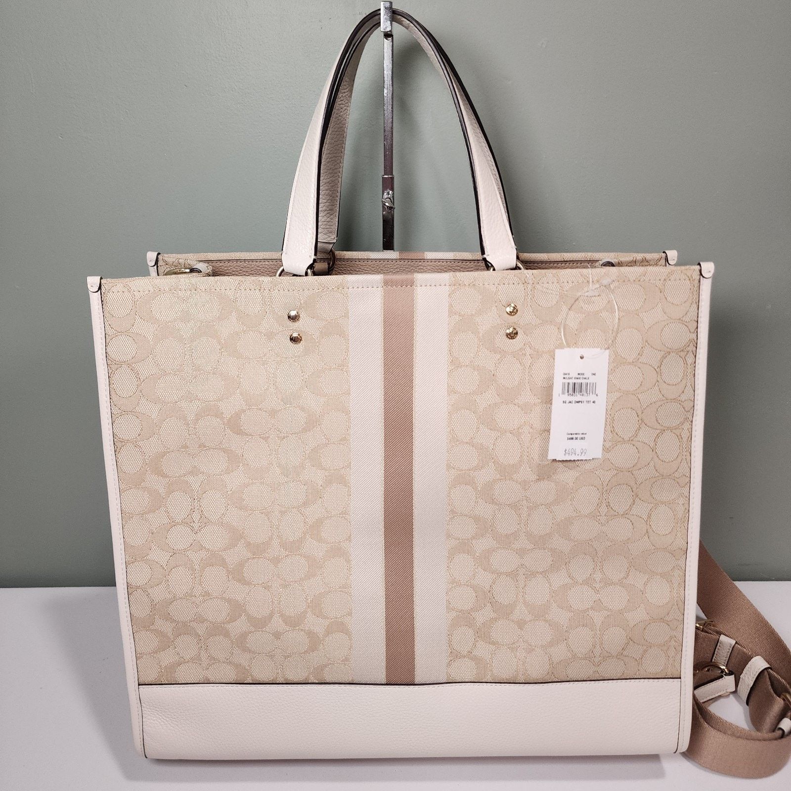 Coach NWT Coach C8418 Dempsey 40 Tote Signature Jacquard Patch Size ONE SIZE - 4 Thumbnail