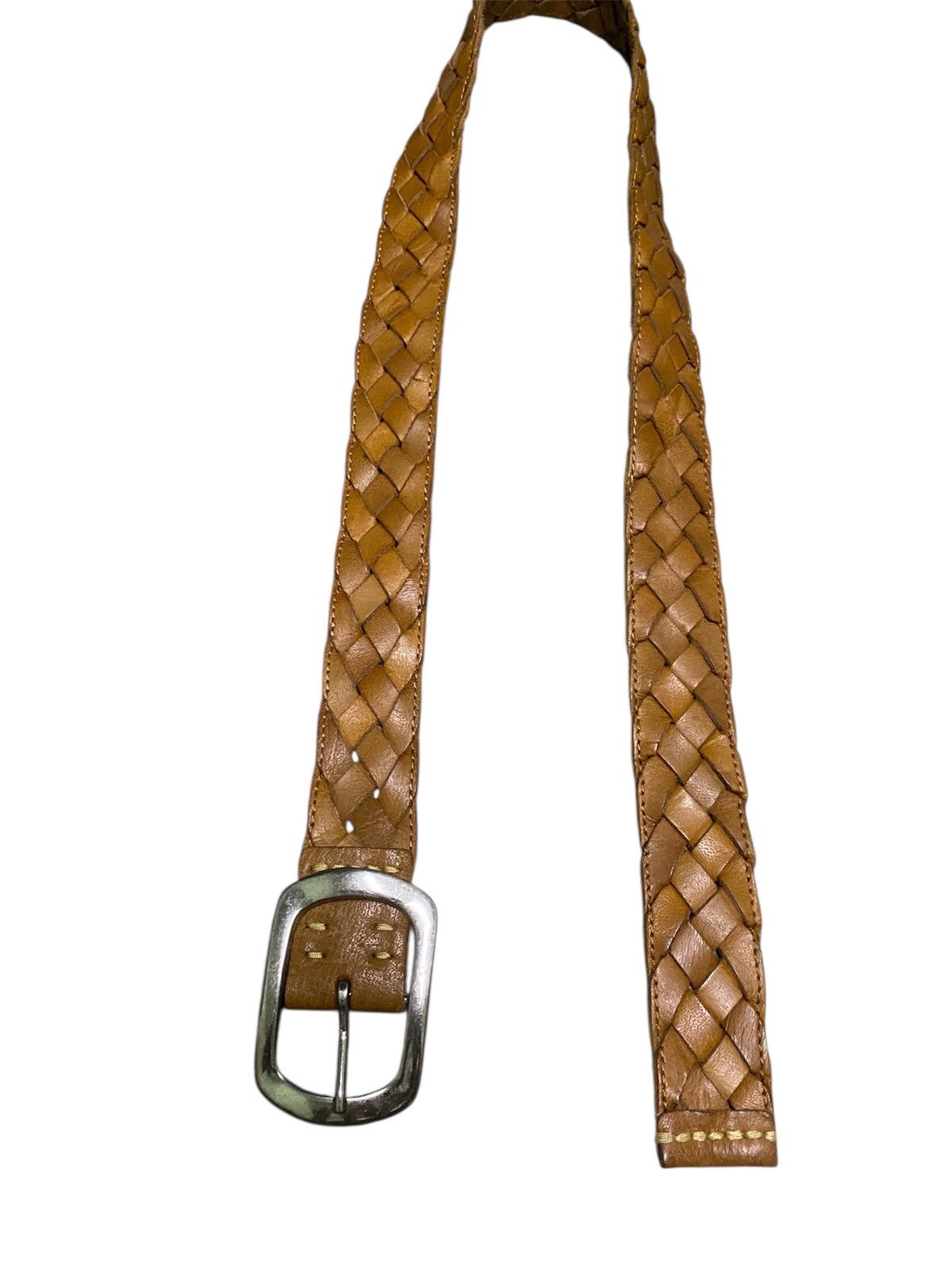 Japanese Brand Belt Leather WINS HOUSE Size 42 - 2 Thumbnail