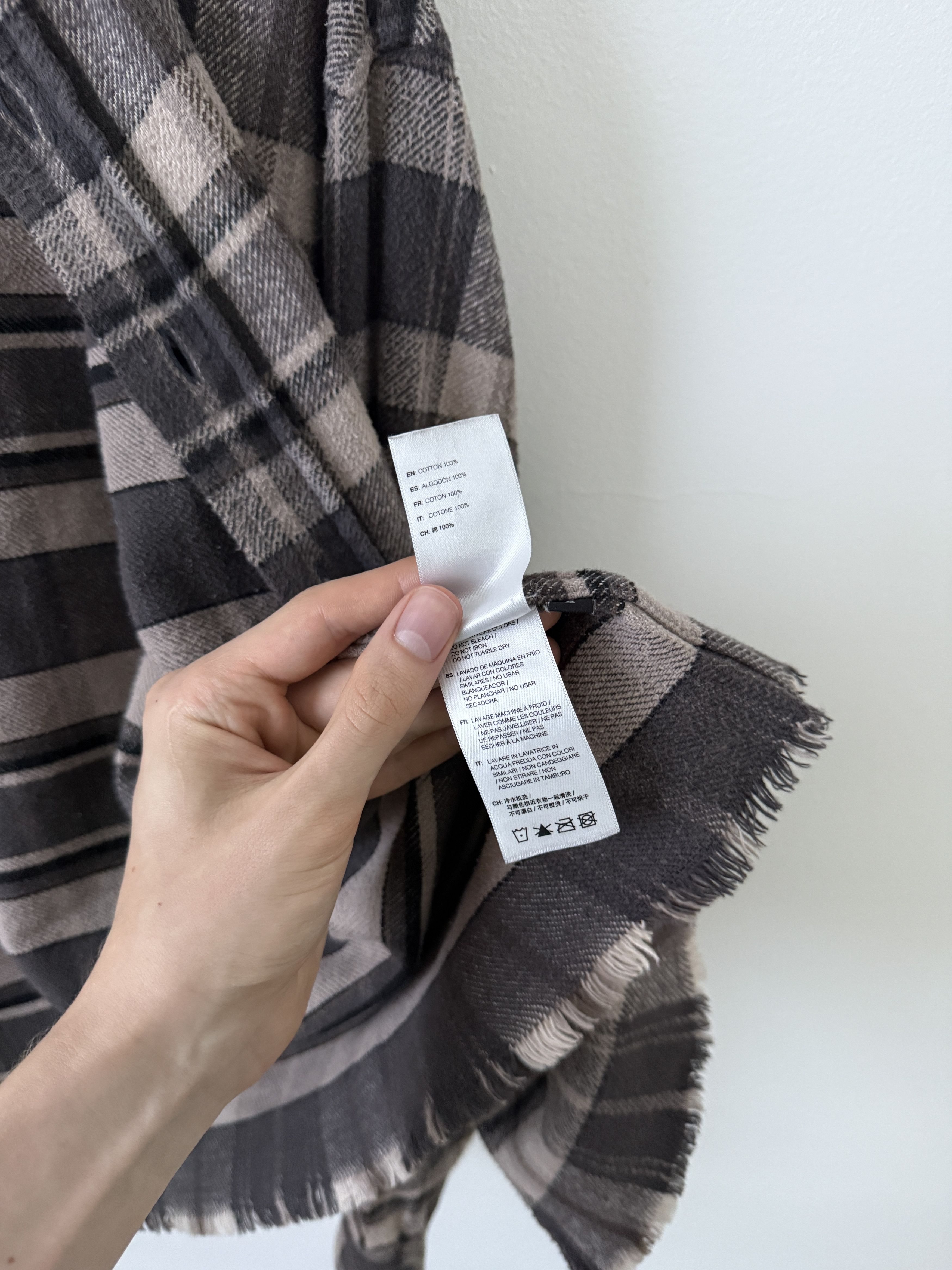 John Elliott Hemi Oversized Flannel Shirt / Lagoon Check Size US M / EU 48-50 / 2 - 19 Thumbnail