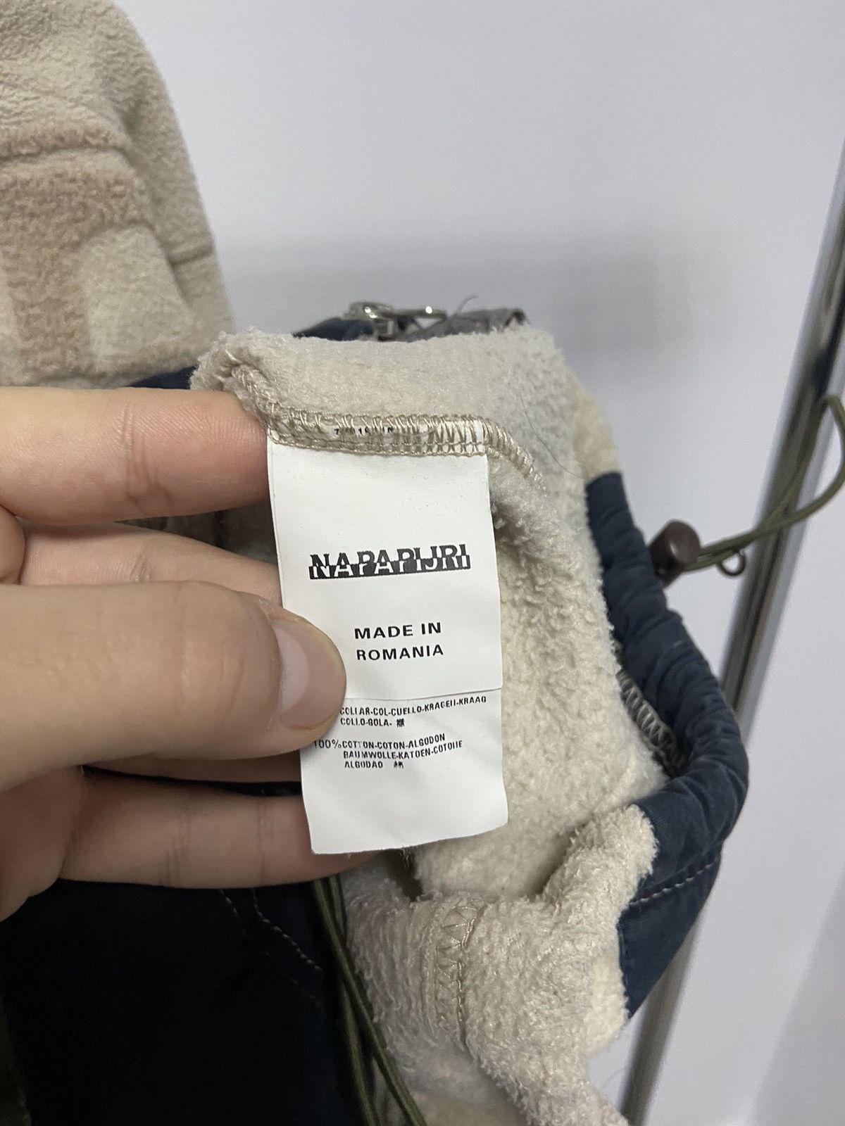 Napapijri × Vintage Napapijri vintage zip Big Logo jacket casuals fleece Size US XL / EU 56 / 4 - 8 Thumbnail