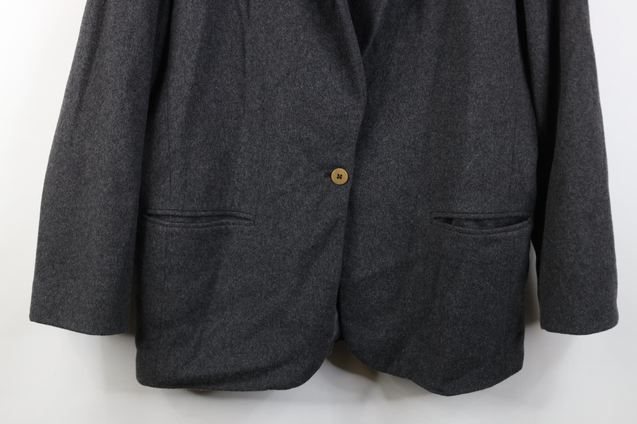 J.Crew Vintage 90s J Crew Button Suit Blazer Jacket Coat Gray Size XL / US 12-14 / IT 48-50 - 3 Thumbnail