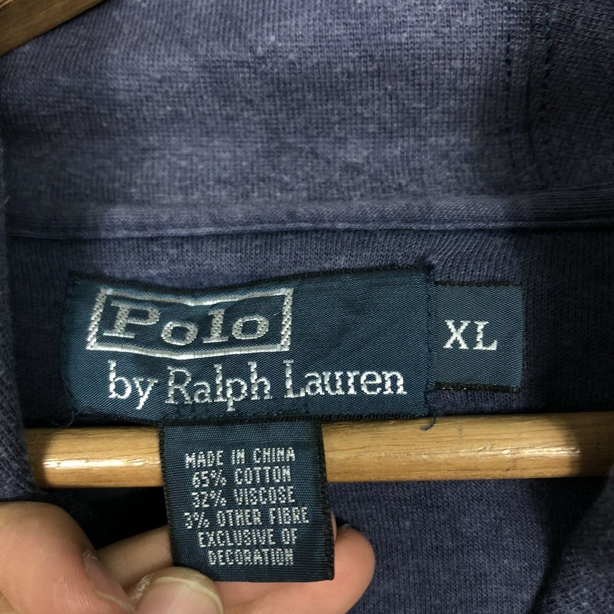 Polo Ralph Lauren 🔥VINTAGE POLO RALPH LAUREN SWEATSHIRT TURTLE NECK BUTTON Size US XL / EU 56 / 4 - 17 Thumbnail