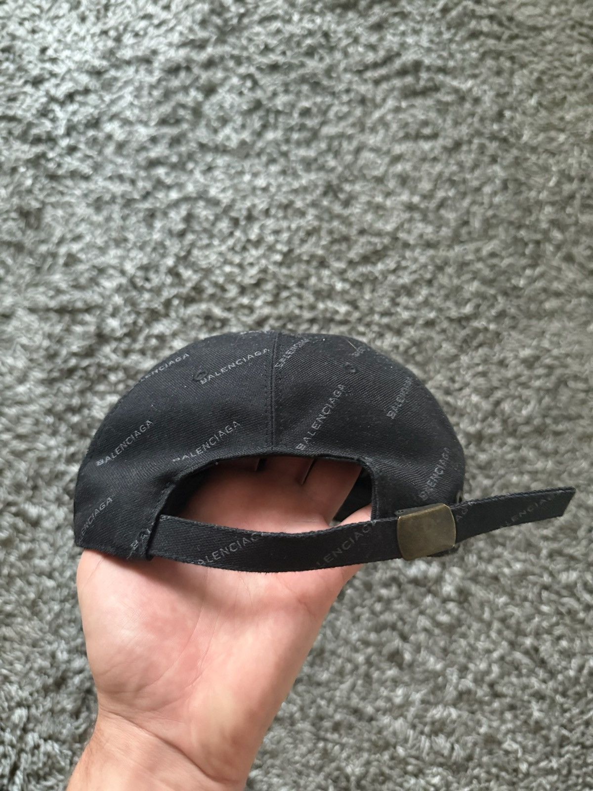 Balenciaga Balenciaga All Over Logo Cap Size ONE SIZE - 2 Thumbnail