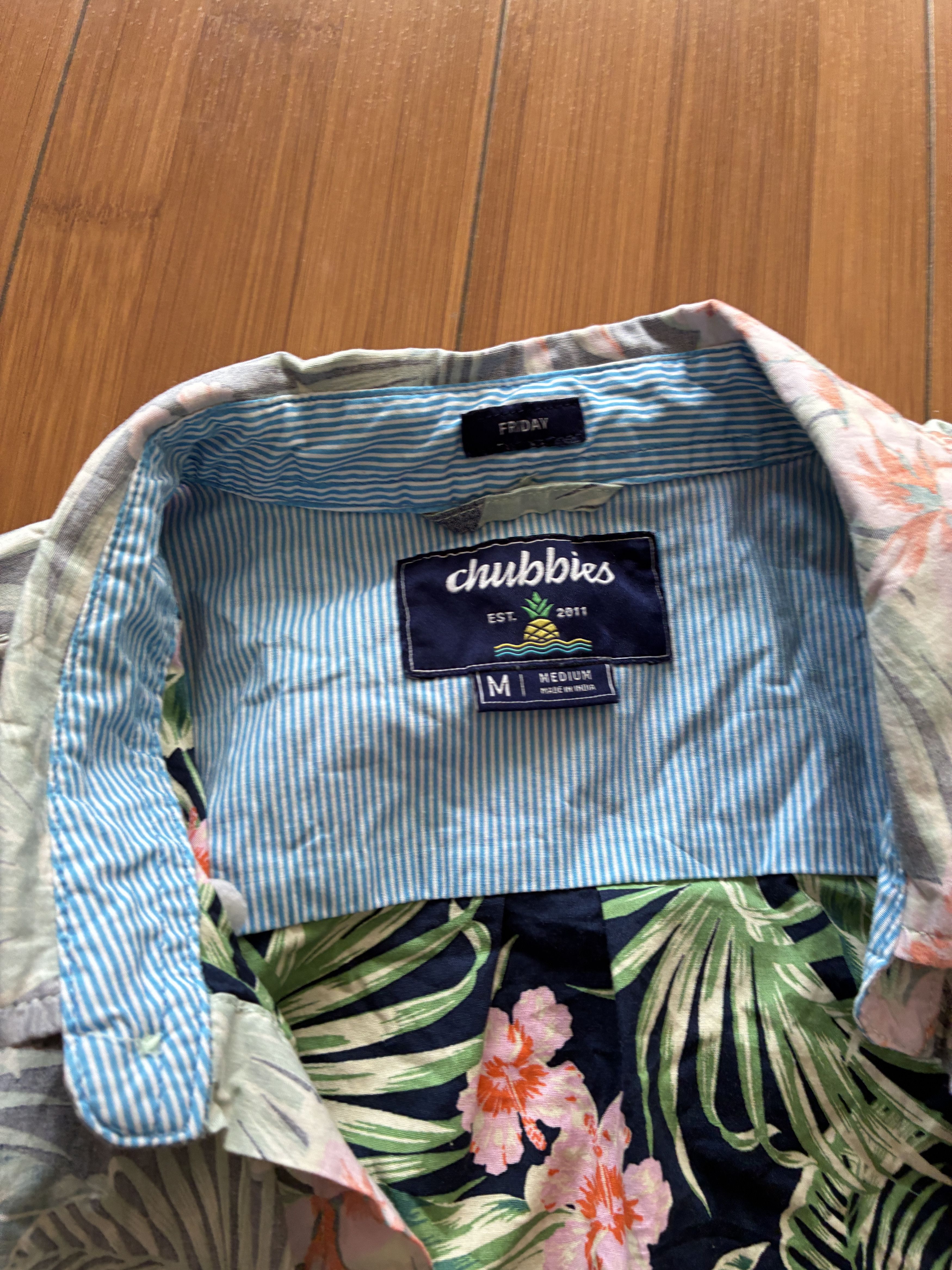 Chubbies chubbies Men's Friday Shirt Medium Size US M / EU 48-50 / 2 - 3 Thumbnail